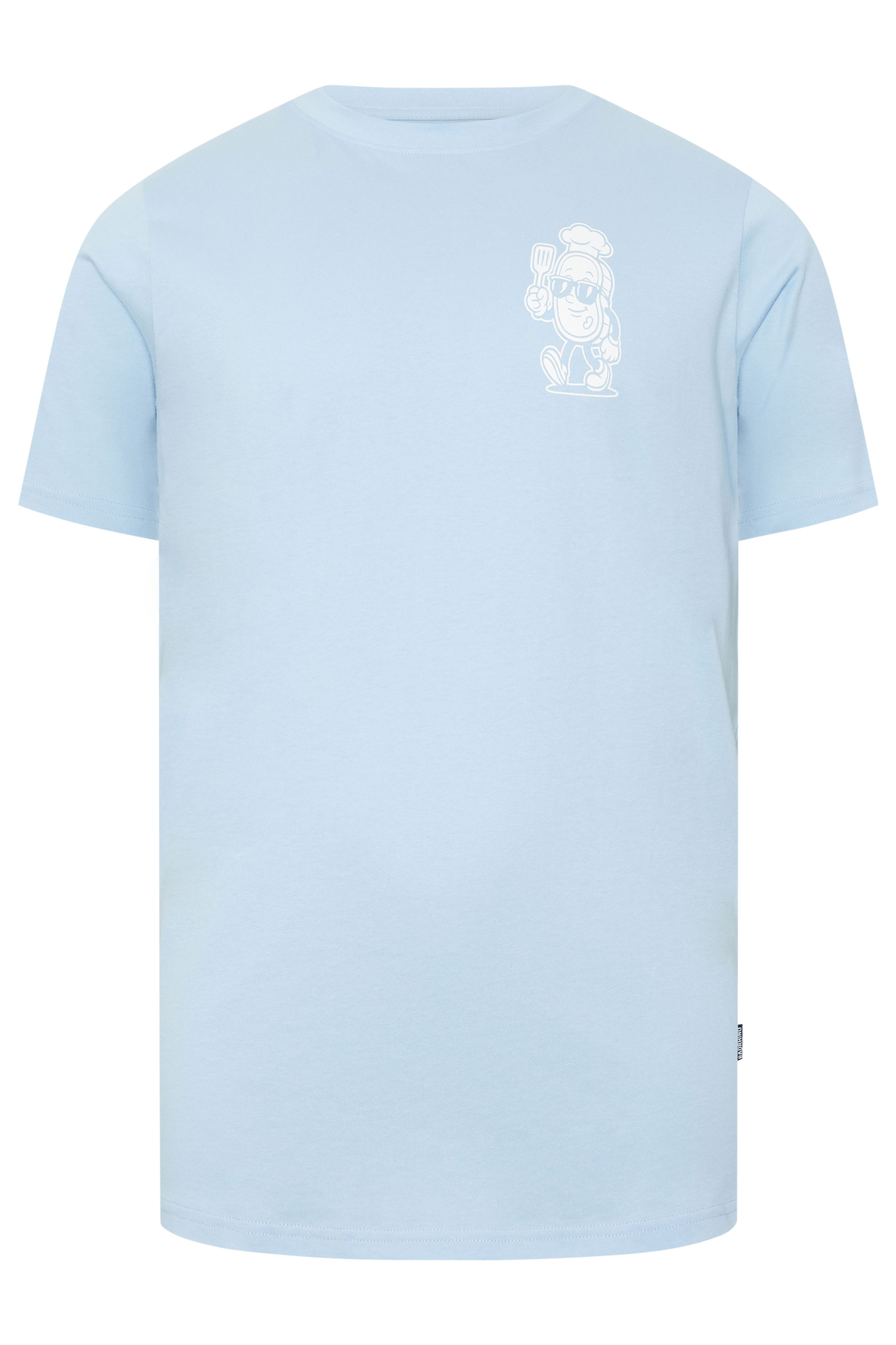 BadRhino Big & Tall Blue Extra Long 'Meat Grill' Graphic T-Shirt | BadRhino 6