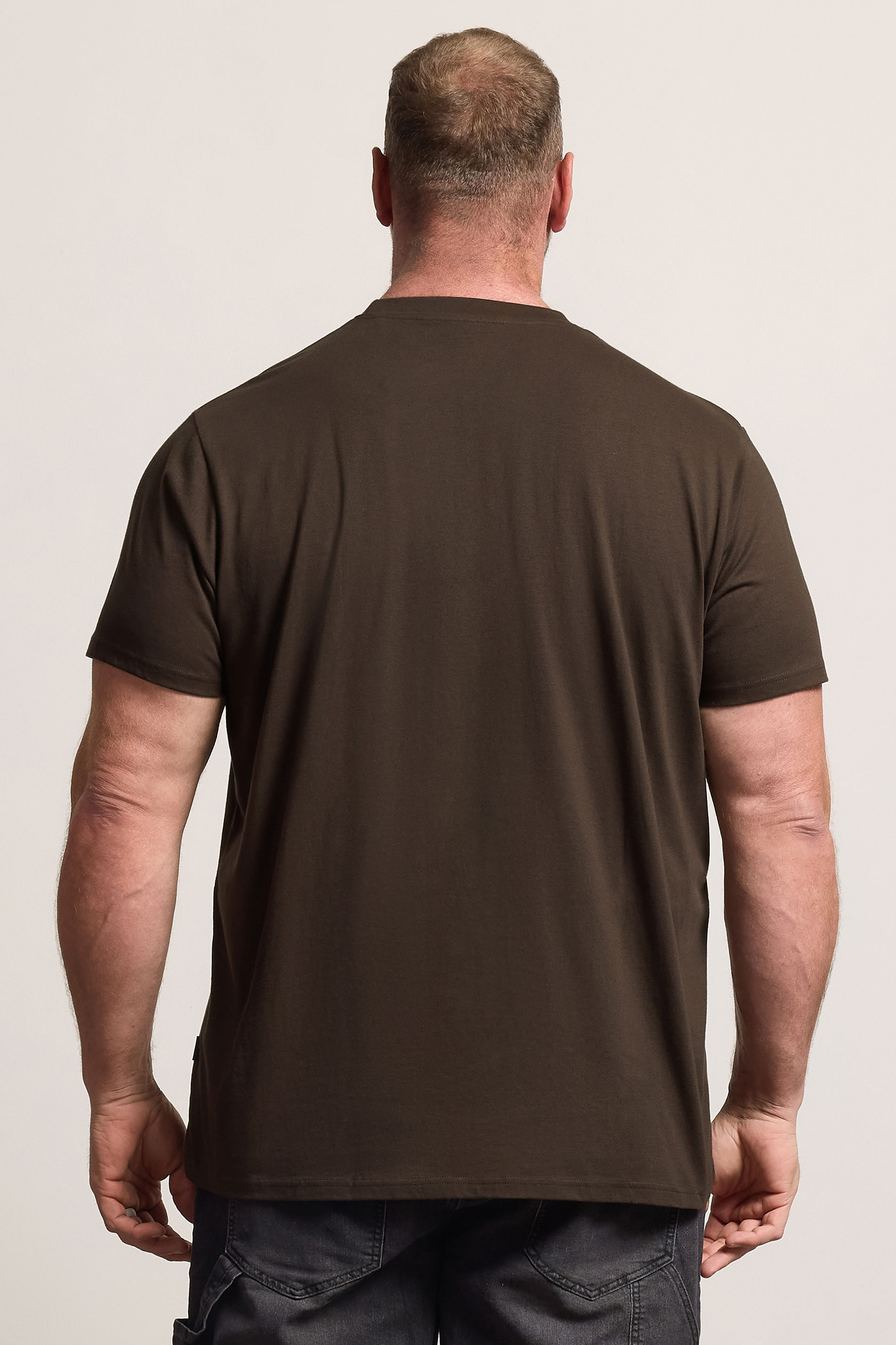 BadRhino Big & Tall Brown 'Vintage Parts' Graphic T-Shirt | BadRhino 2