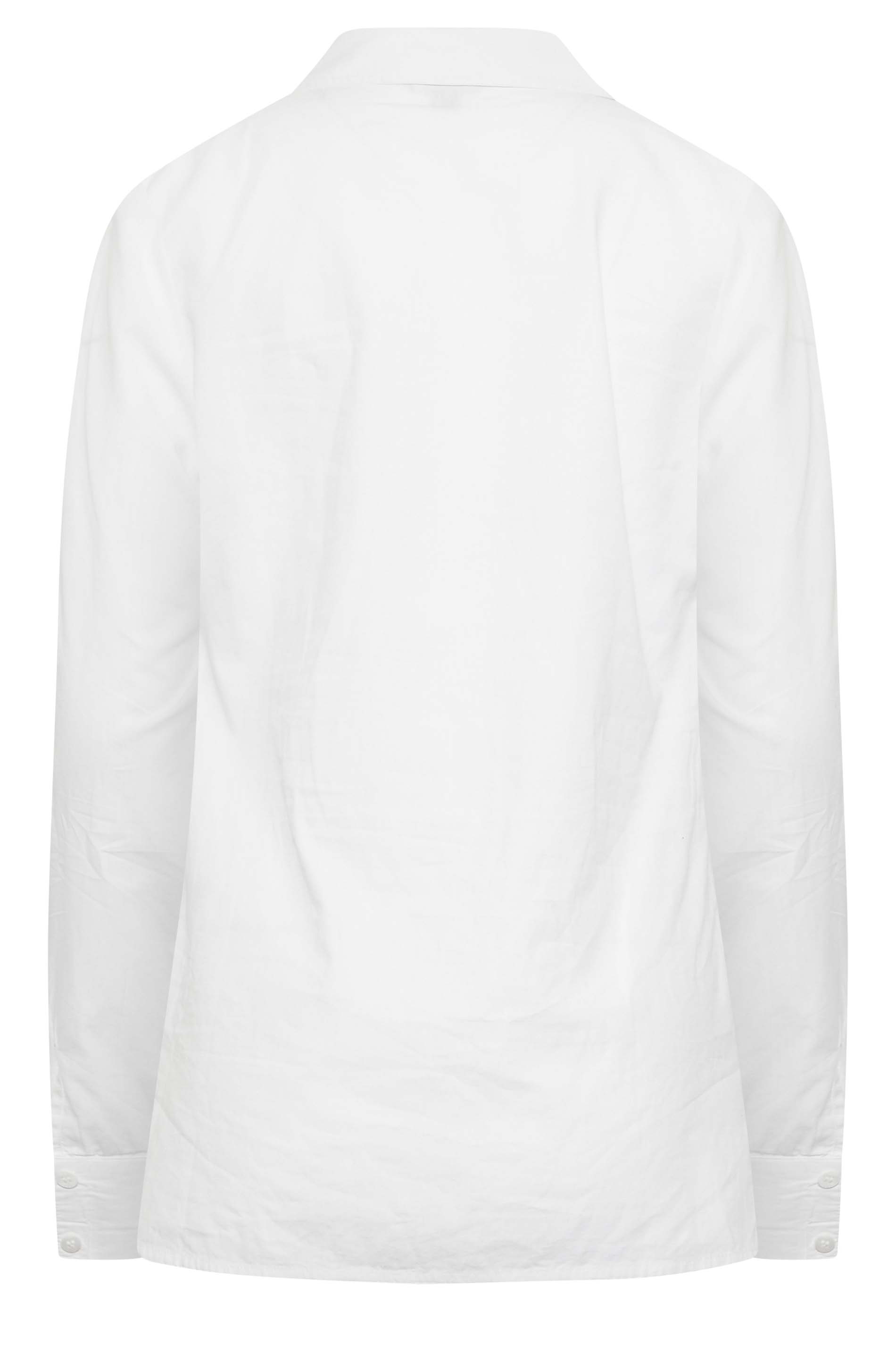Tall Women's LTS White Cotton Shirt | Long Tall Sally  7