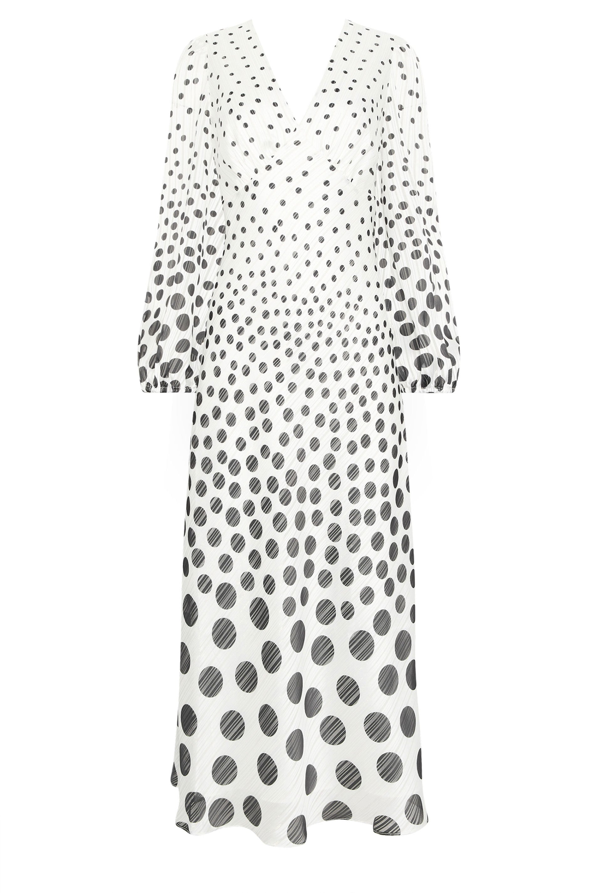 STAR White Sheer Spot Metallic Tea Dress | StarByJM 2