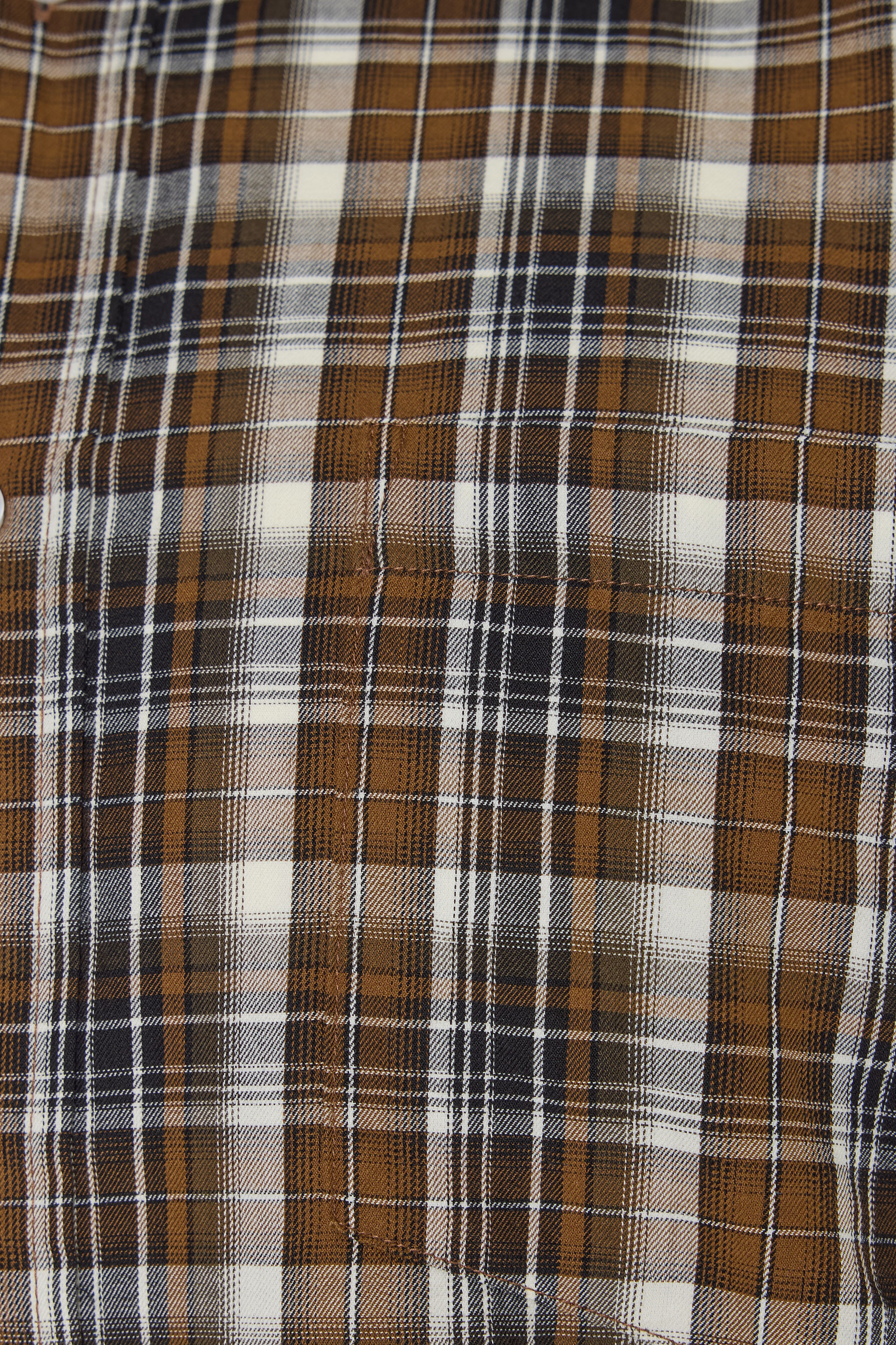 BadRhino Big & Tall Brown Check Shirt | BadRhino 3