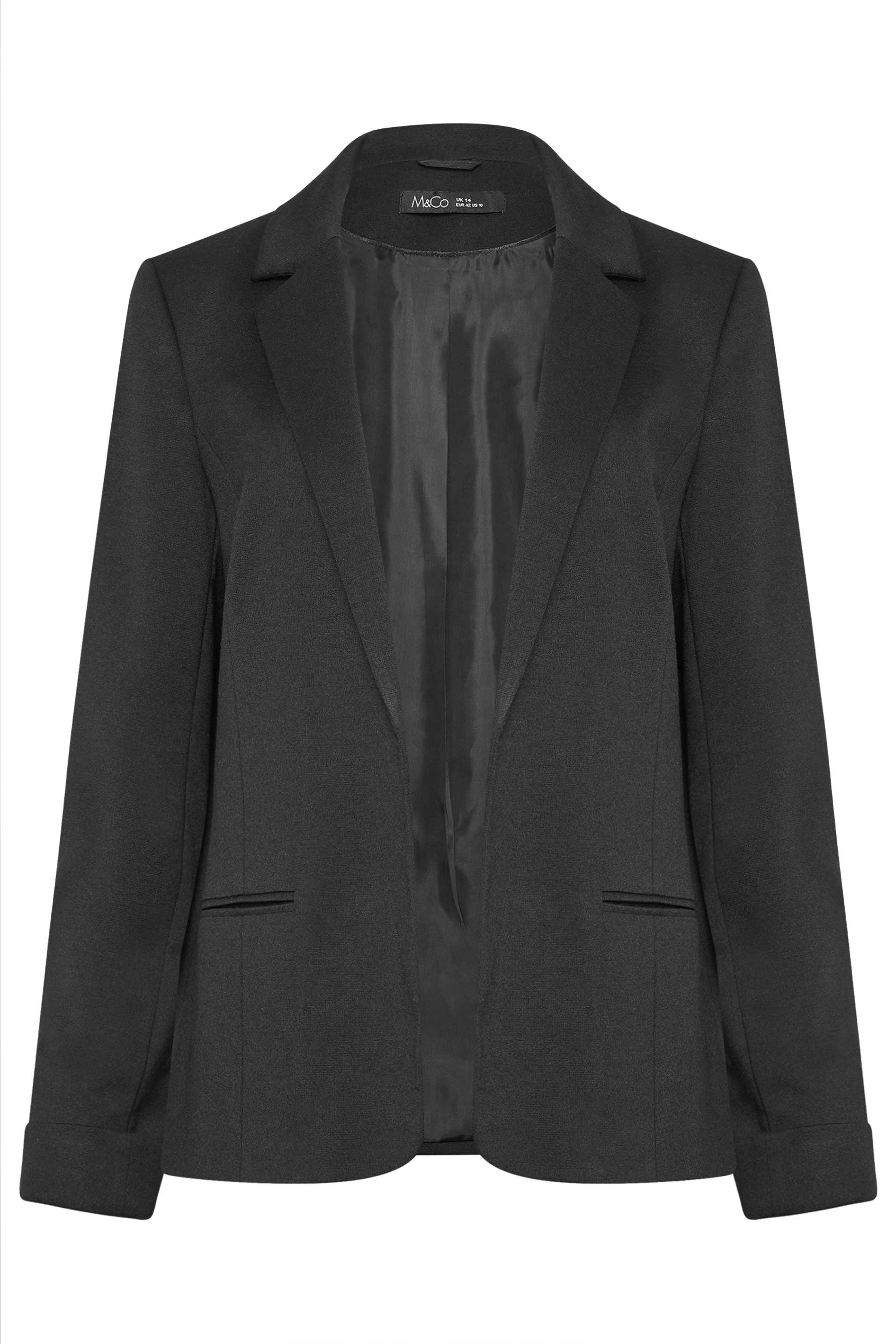 M&Co Black Ponte Blazer | M&Co 5