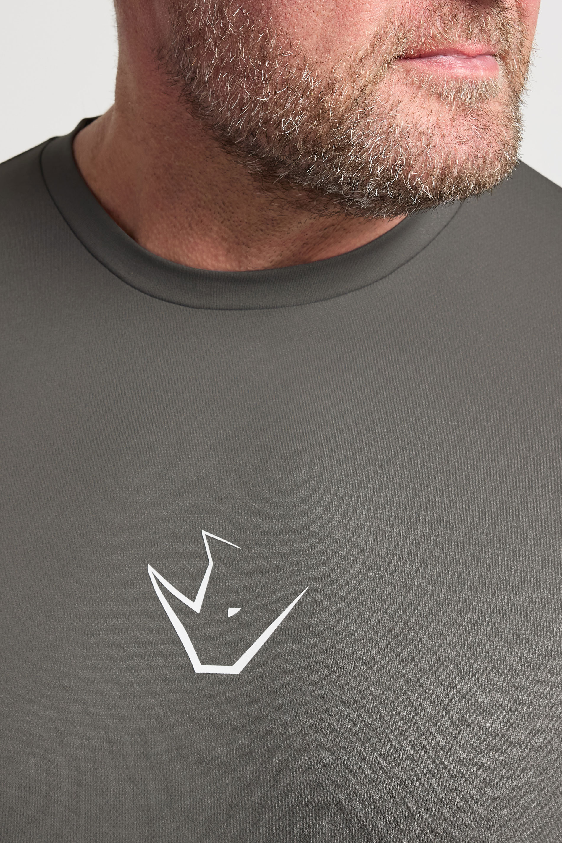 IronRhino Big & Tall Grey Performance T-Shirt | BadRhino 5