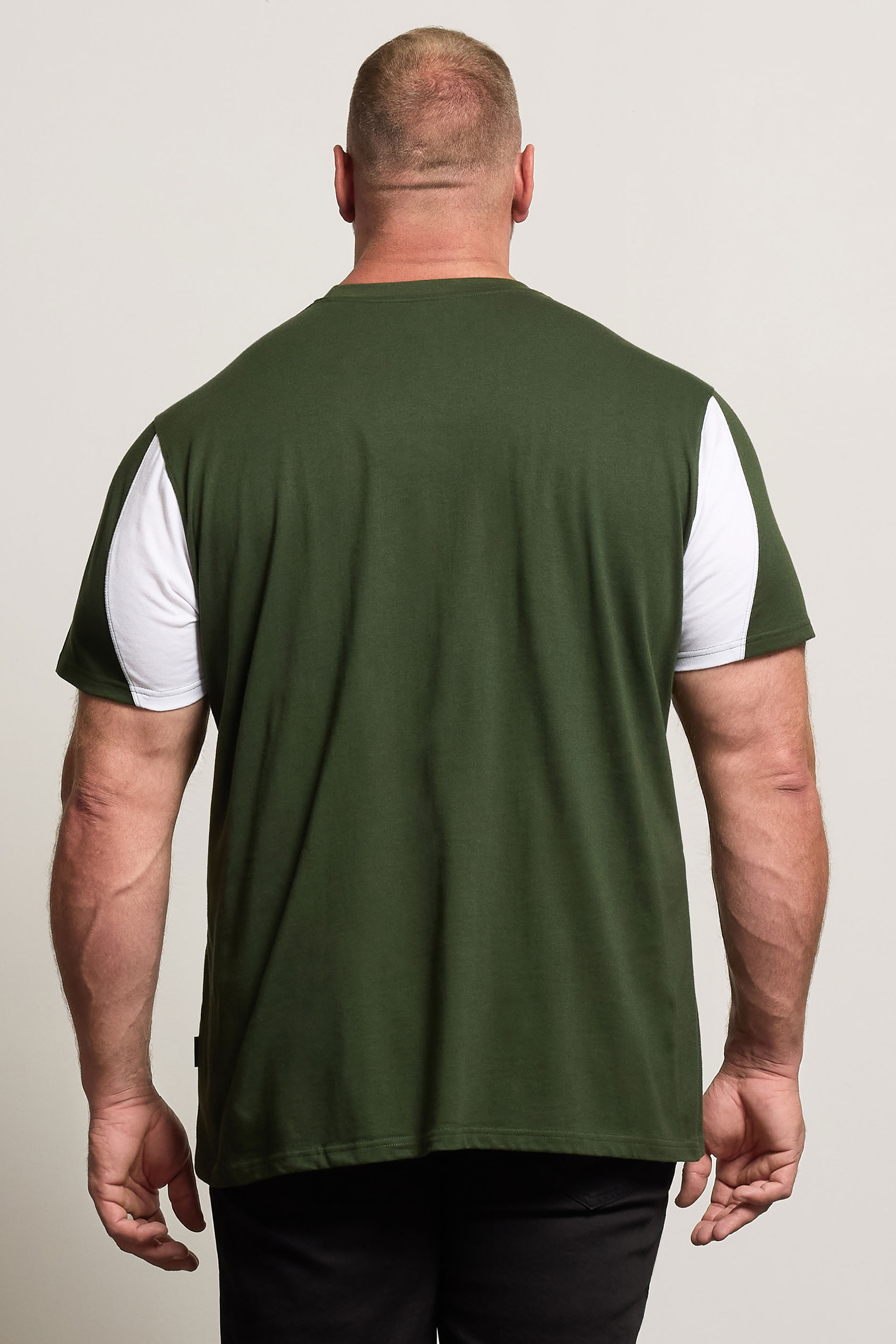 BadRhino Big & Tall Green Logo Cut & Sew T-Shirt | BadRhino 2
