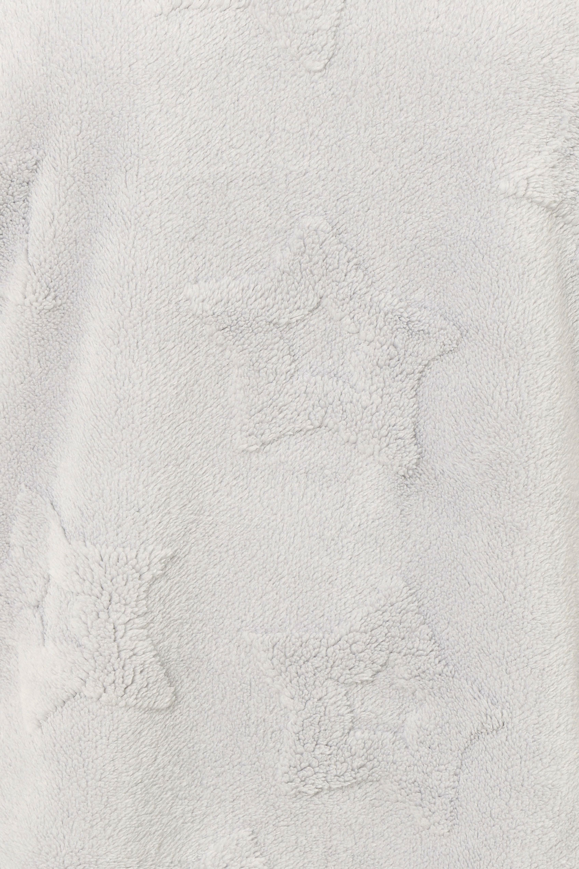 YOURS Plus Size Grey Embossed Star Borg Lounge Set | Yours Clothing 4