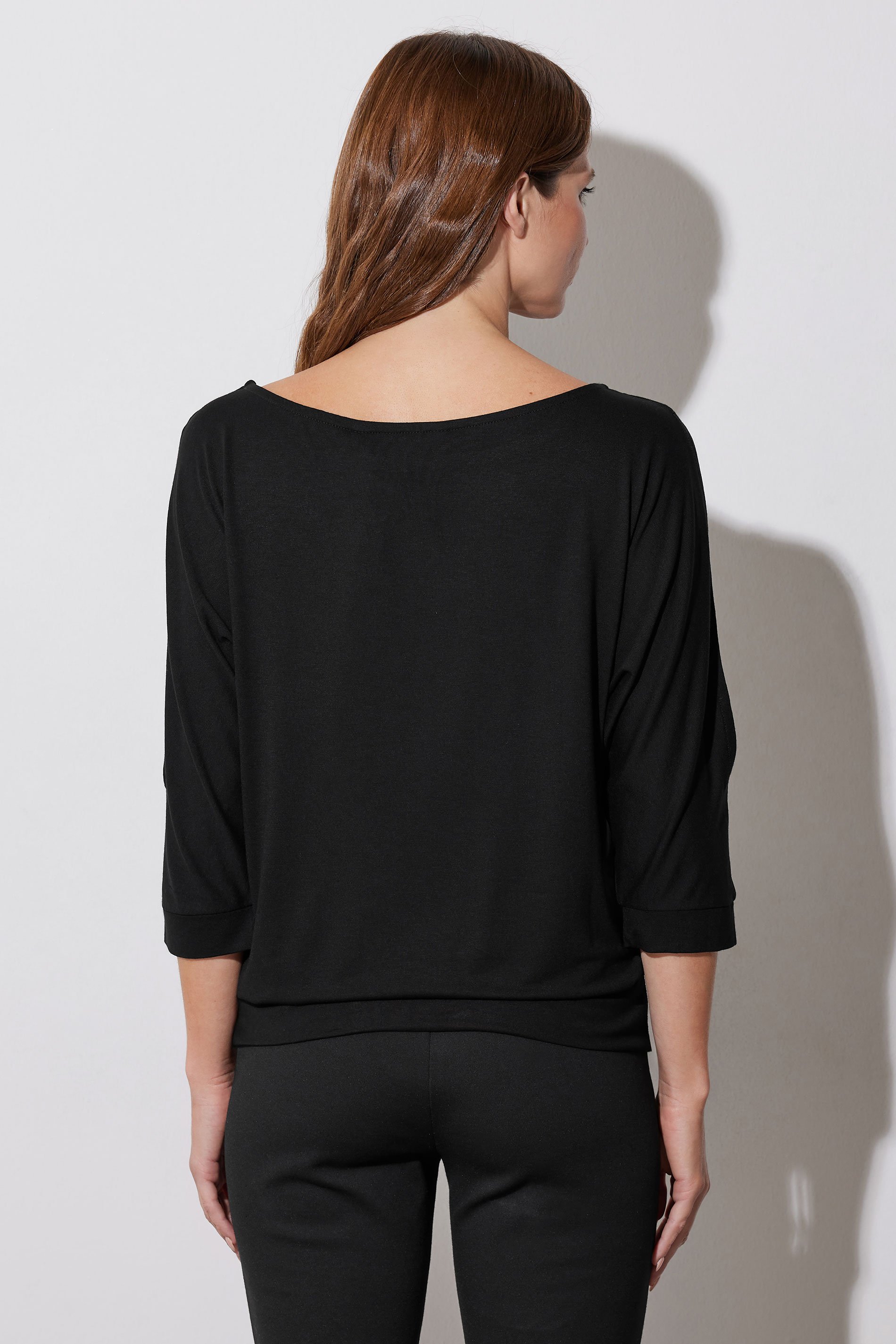 STAR Black Star Diamante Embellished Top | StarByJM 3