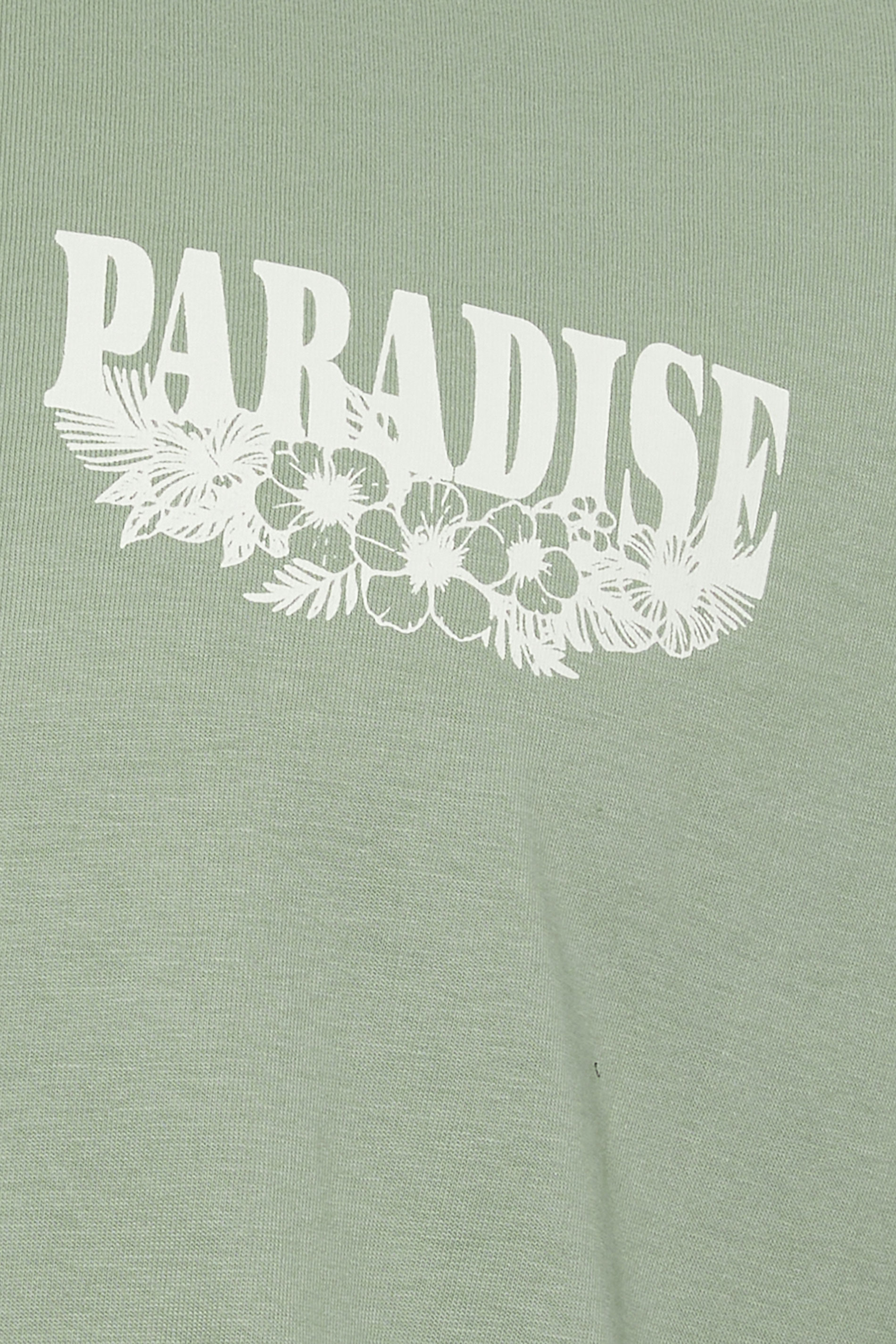 BadRhino Big & Tall Green 'Paradise' Graphic T-Shirt | BadRhino 7