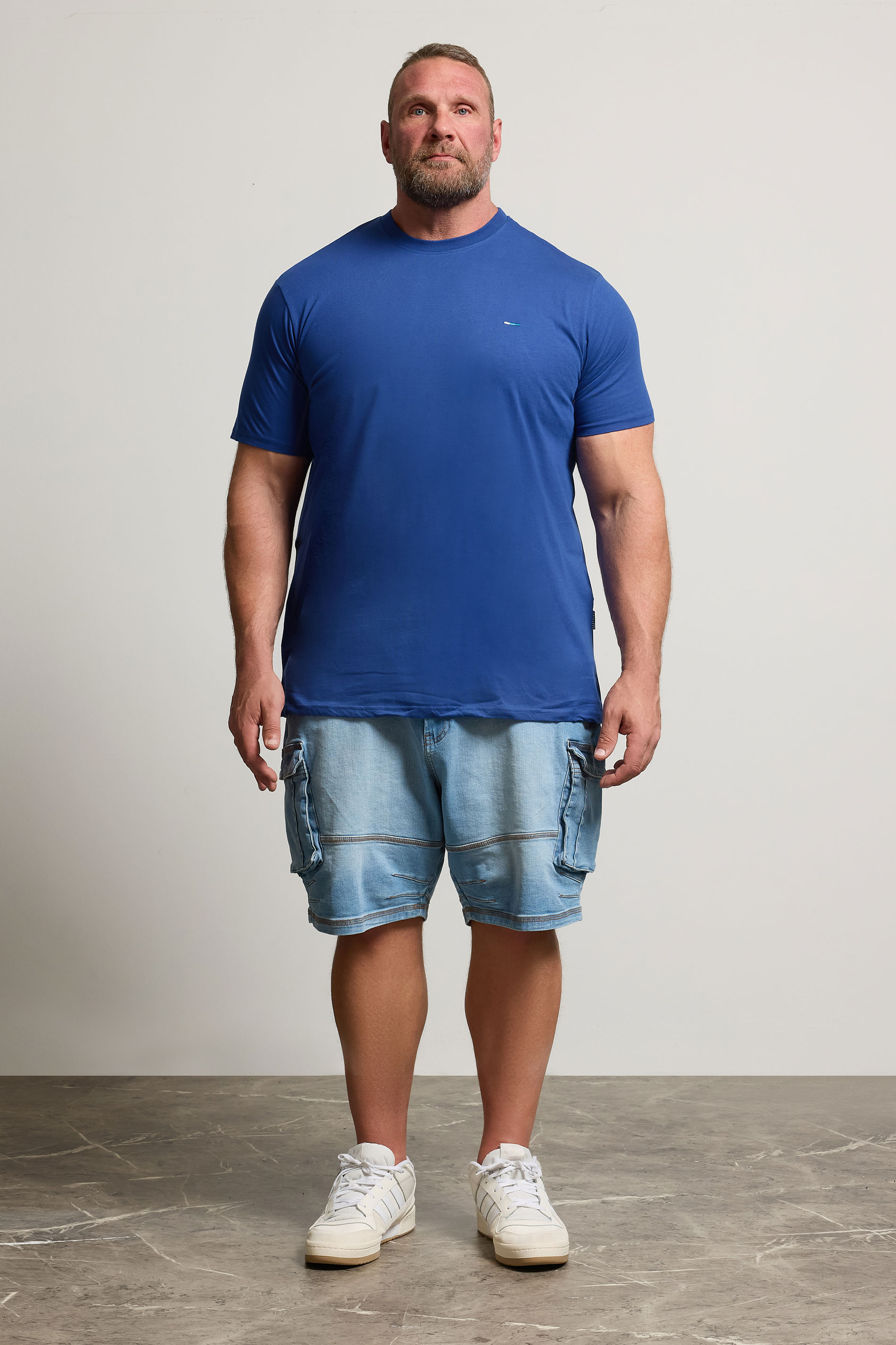 BadRhino Big & Tall 5 PACK Blue & Black Core T-Shirts | BadRhino  4