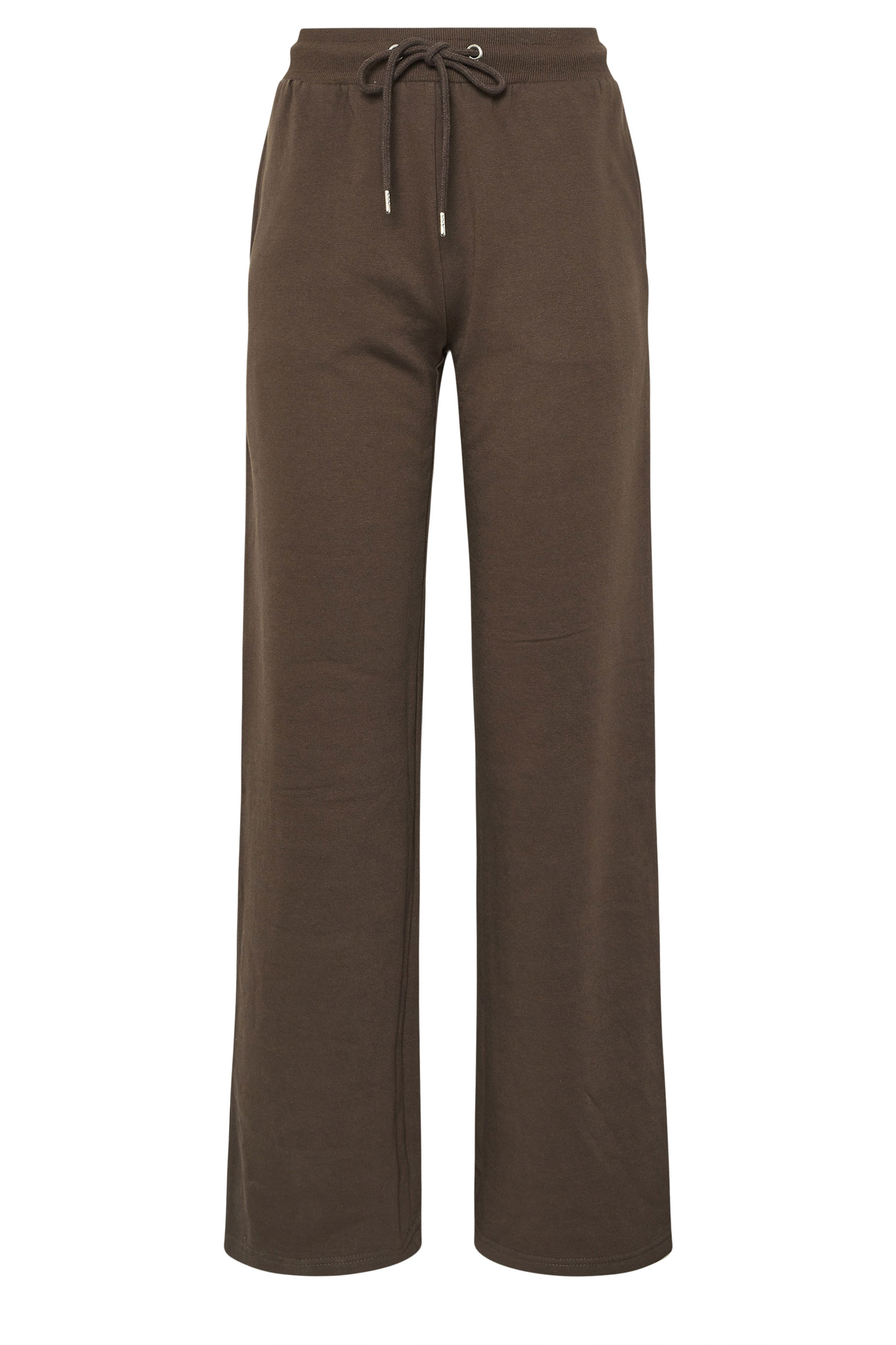 LTS Tall Chocolate Brown Wide Leg Joggers | Long Tall Sally 6