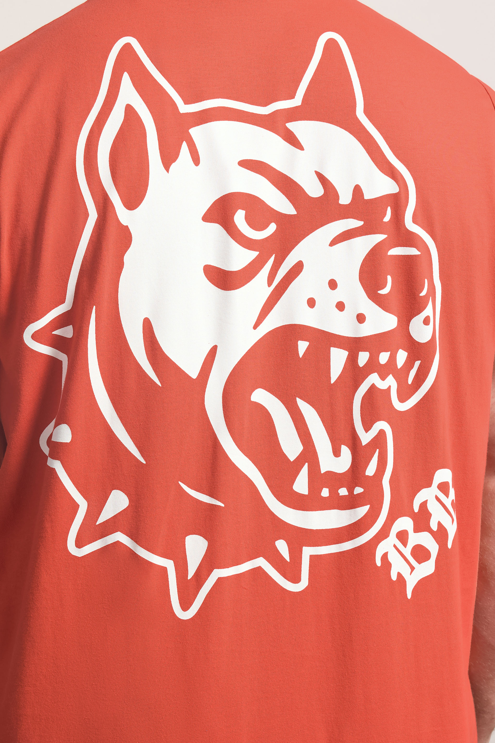 BadRhino Big & Tall Orange Tattoo Dog Graphic Muscle Vest | BadRhino 5