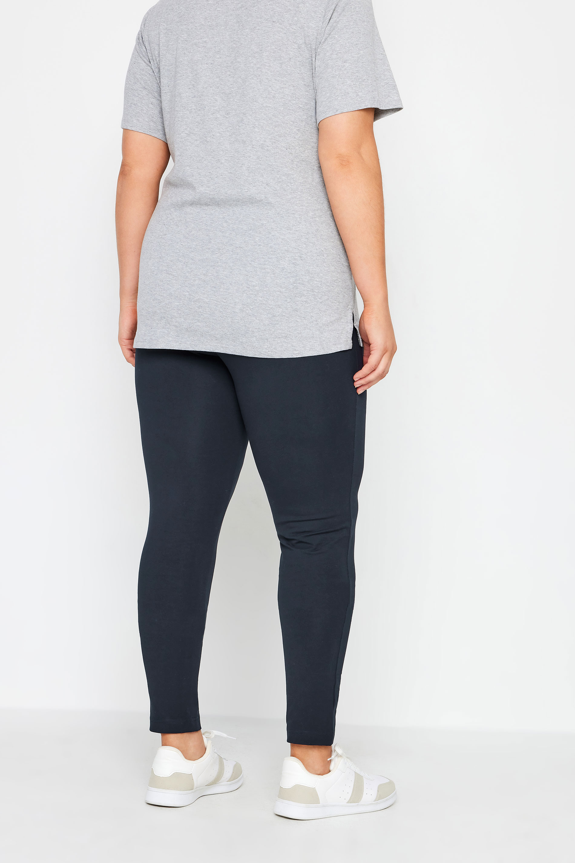 City Chic Navy Blue Tall Active Leggings 3