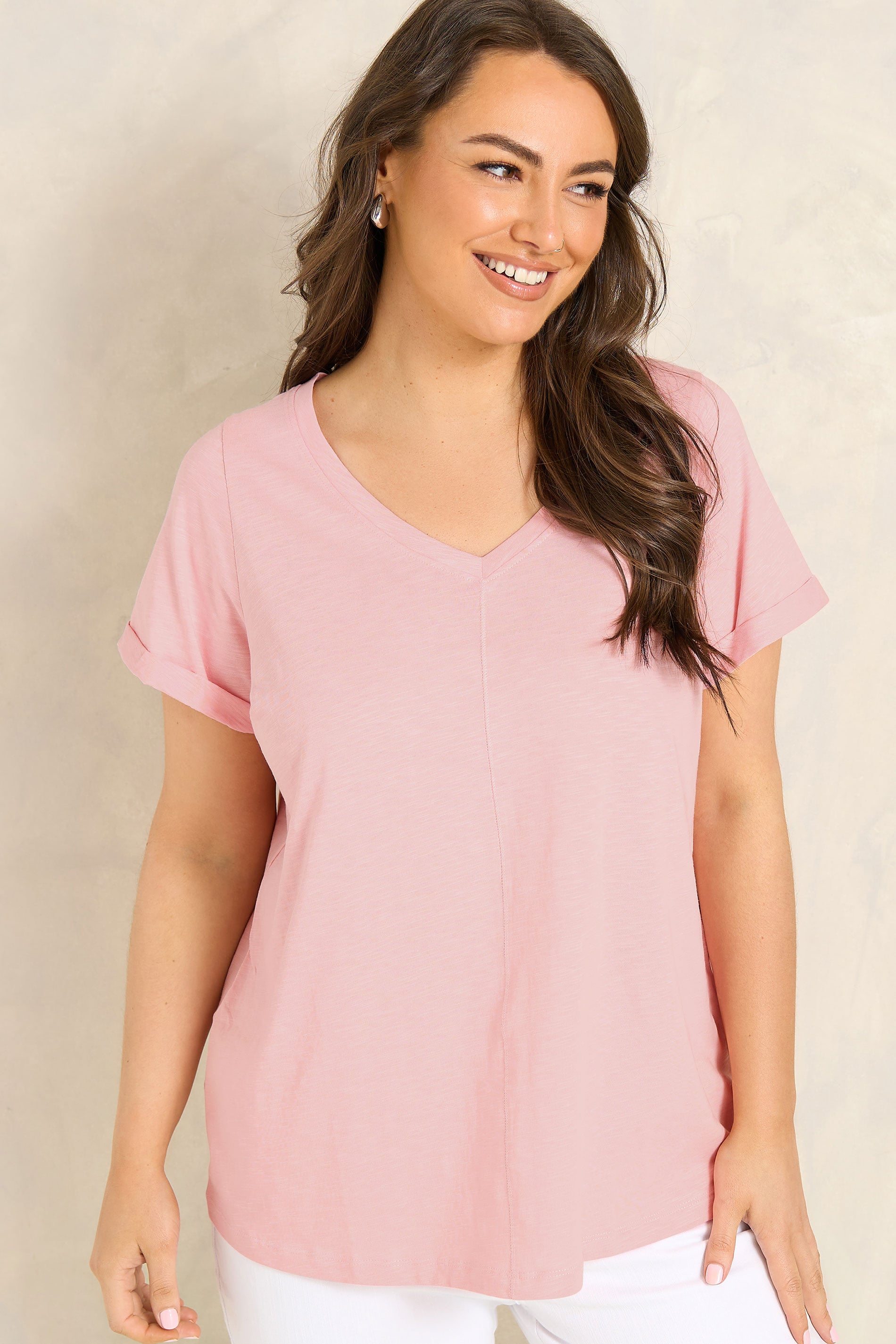 Evans Women's Black Essential 3 Pack & Berry Tshirts Size 30-32