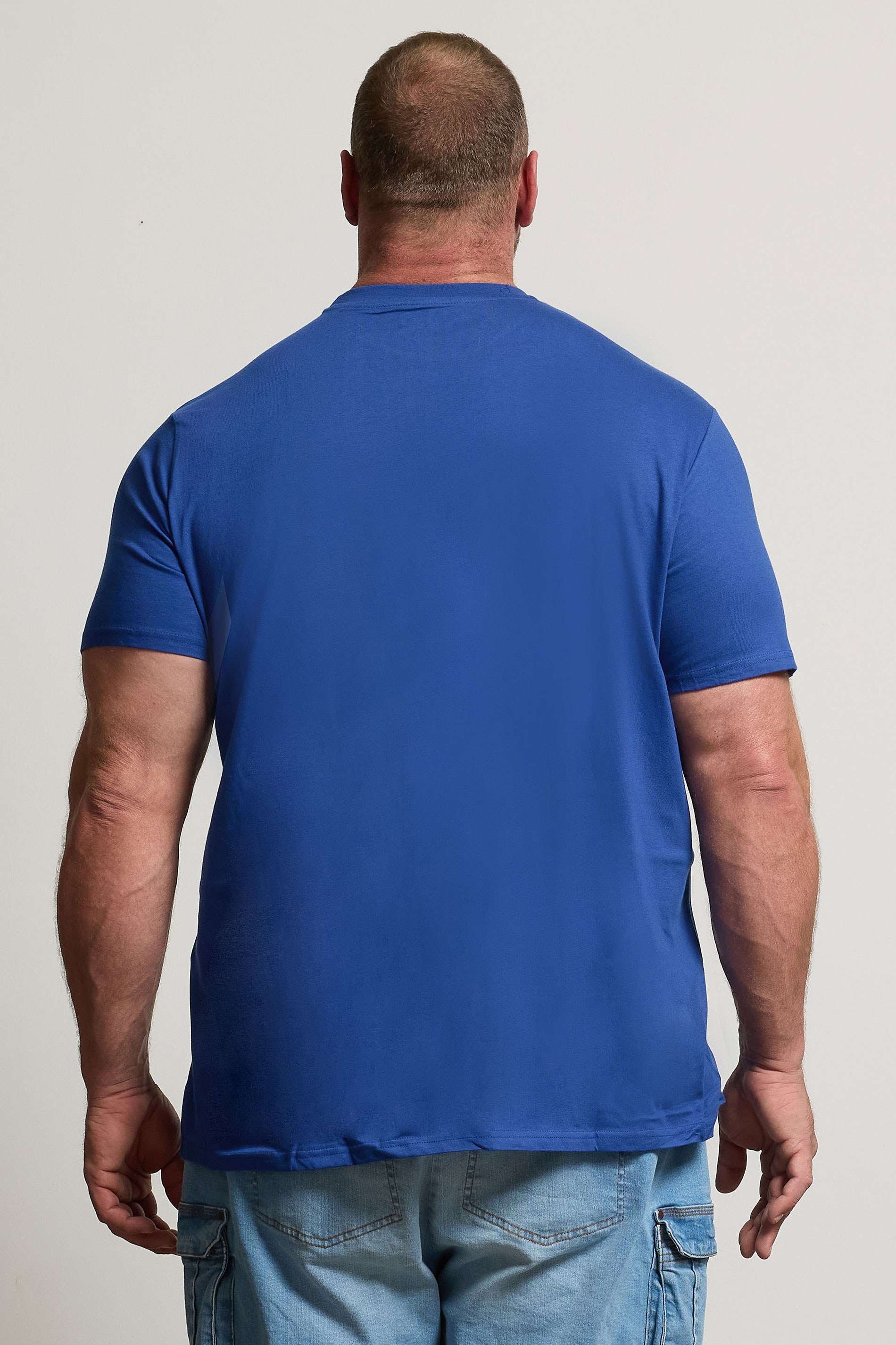 BadRhino Big & Tall 5 PACK Blue & Black Core T-Shirts | BadRhino  5