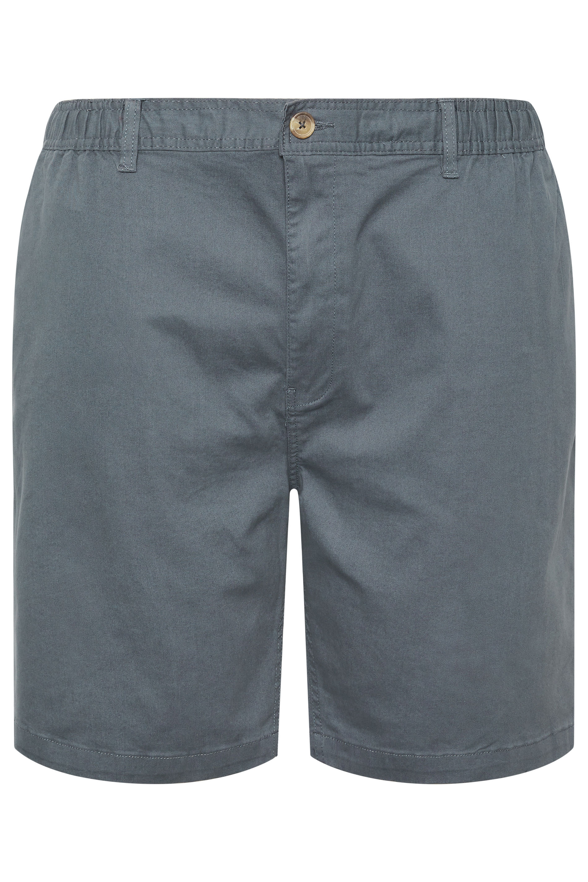 D555 Big & Tall Grey Stretch Shorts | BadRhino 2