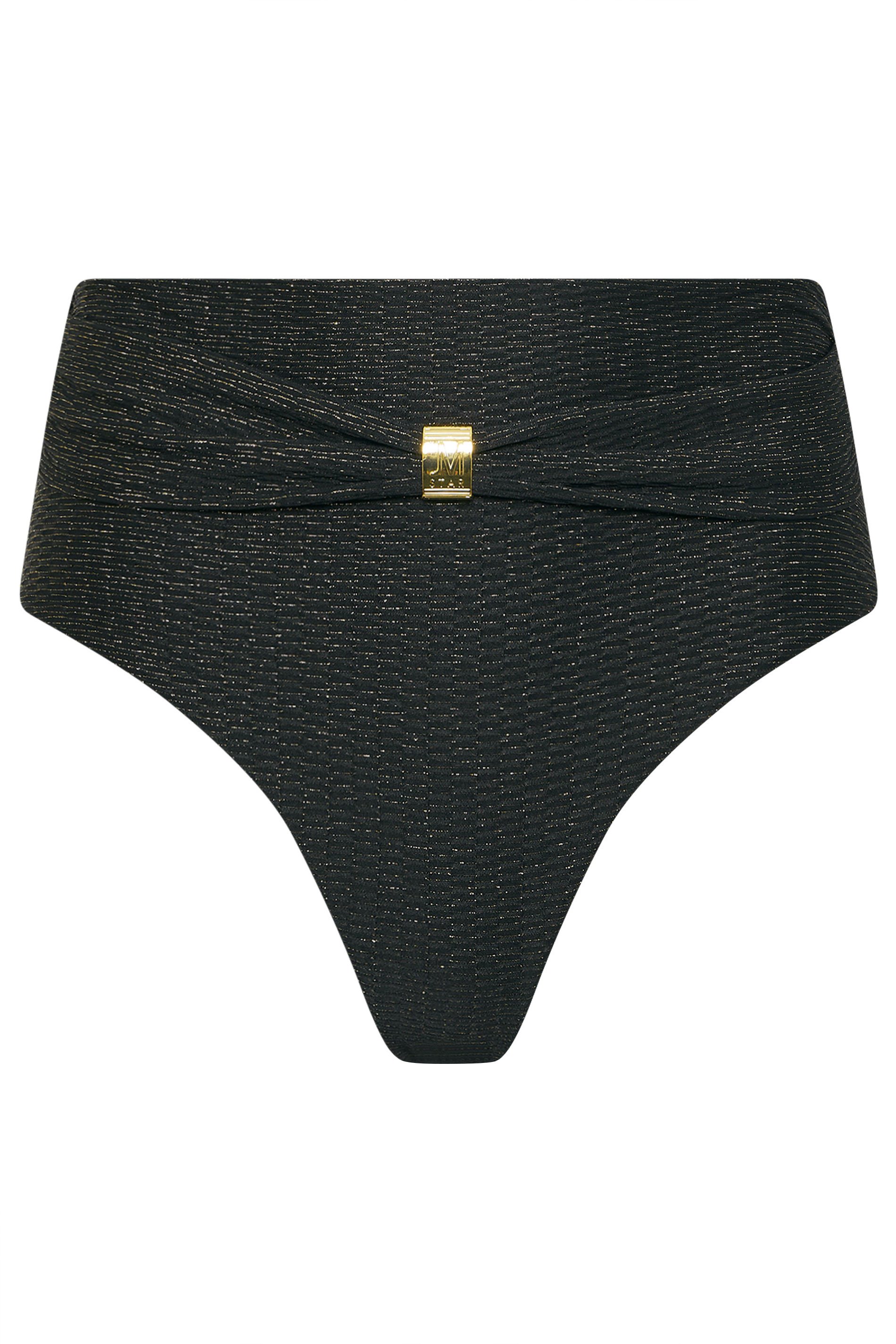 STAR Black Metallic Bikini Bottoms | StarByJM 2