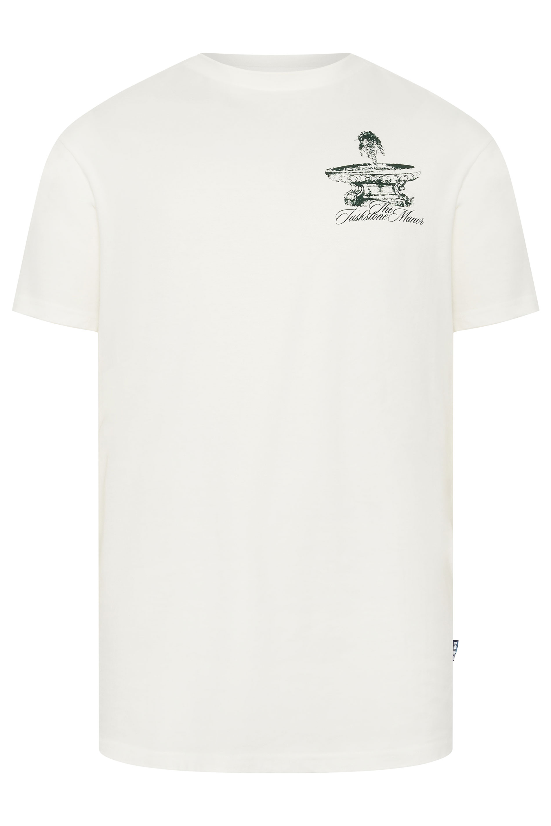 BadRhino Big & Tall White 'The Tuskstone Manor' Graphic T-Shirt | BadRhino  6