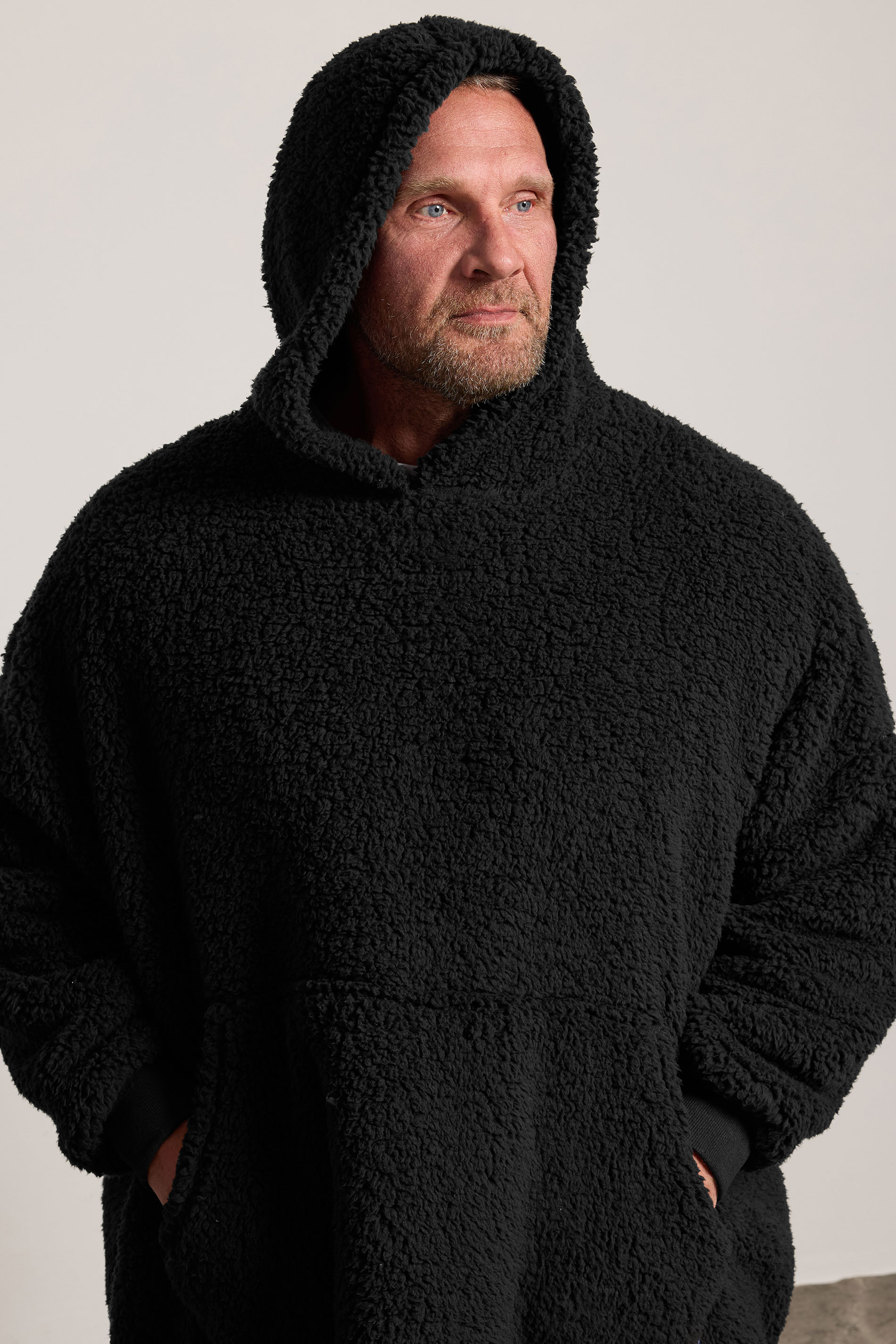 BadRhino Big & Tall Black Blanket Hoodie | BadRhino 4