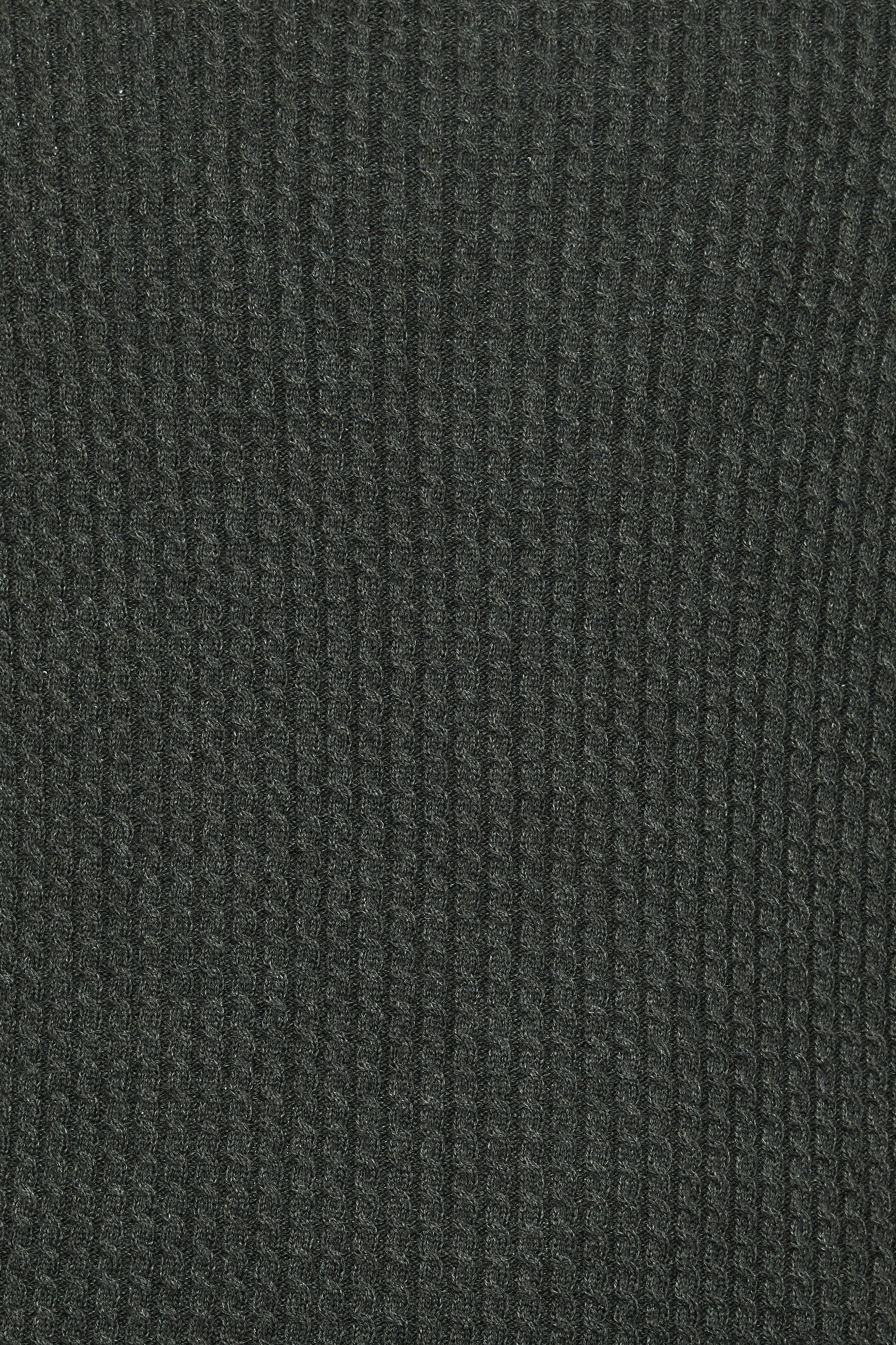 BadRhino Big & Tall Charcoal Grey Cable Knit Mock Shirt Jumper | BadRhino 1