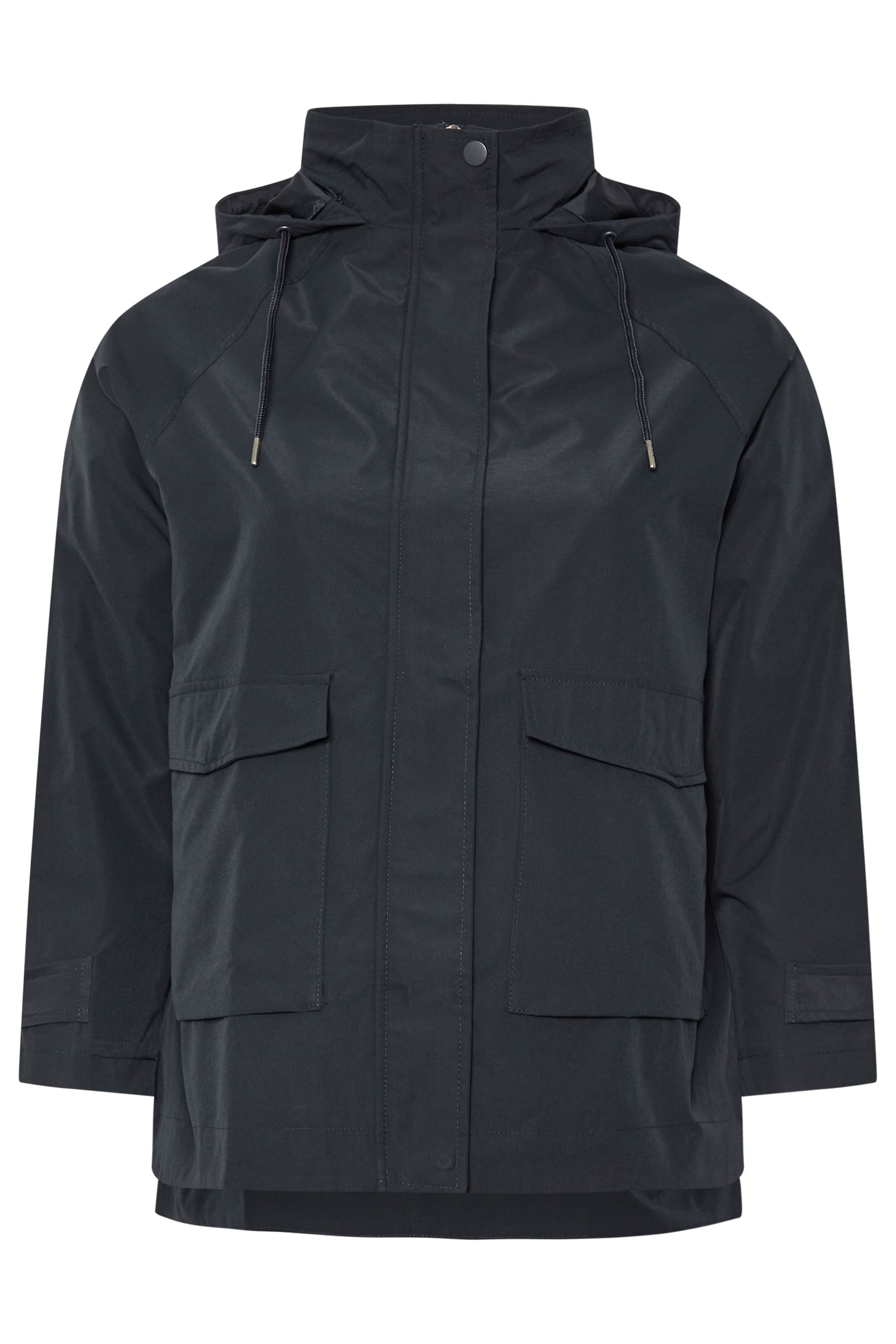 YOURS Plus Size Navy Blue Raglan Lightweight Jacket | Yours Clothing 6