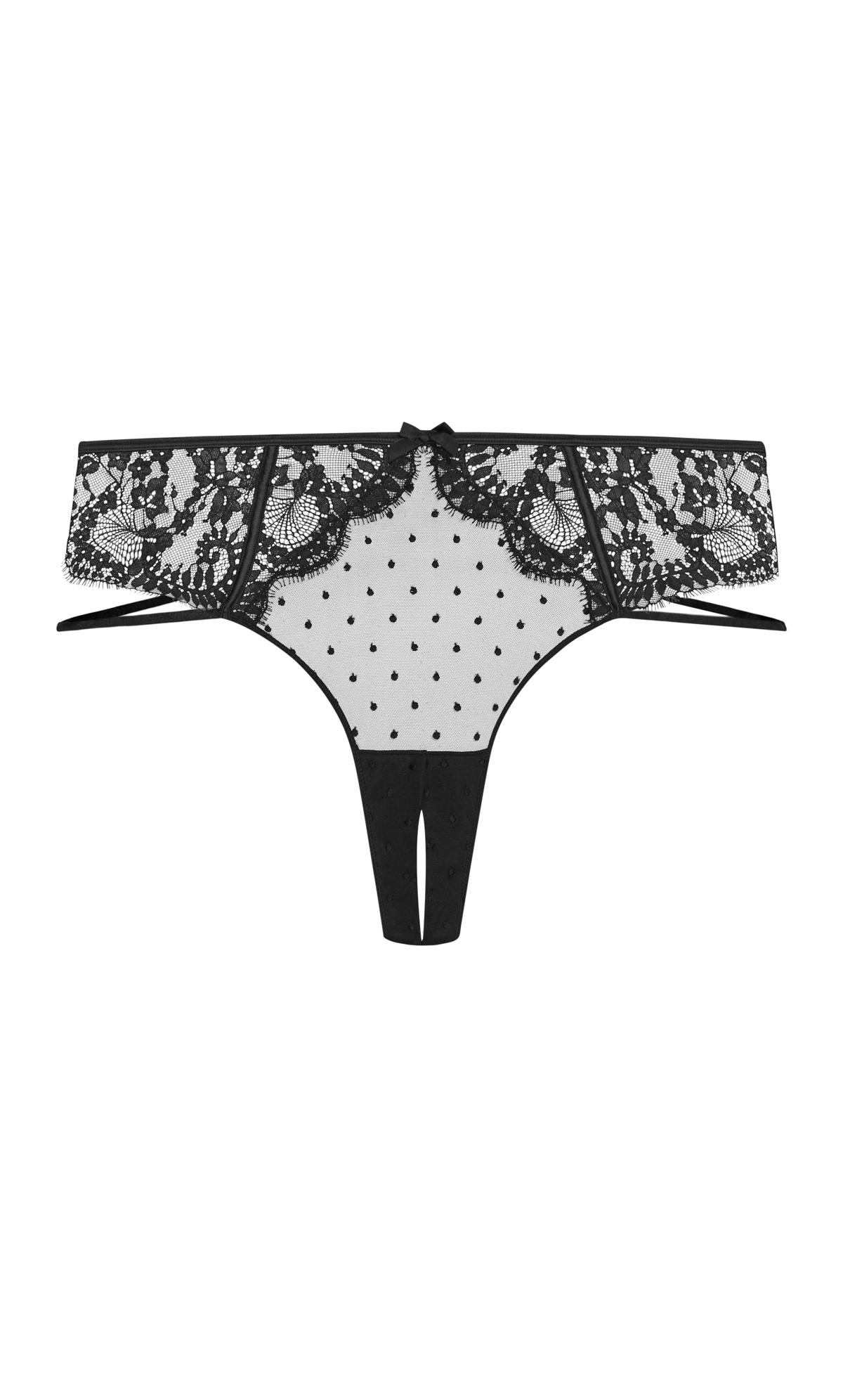 Clementine Ouvert Panty Black 2