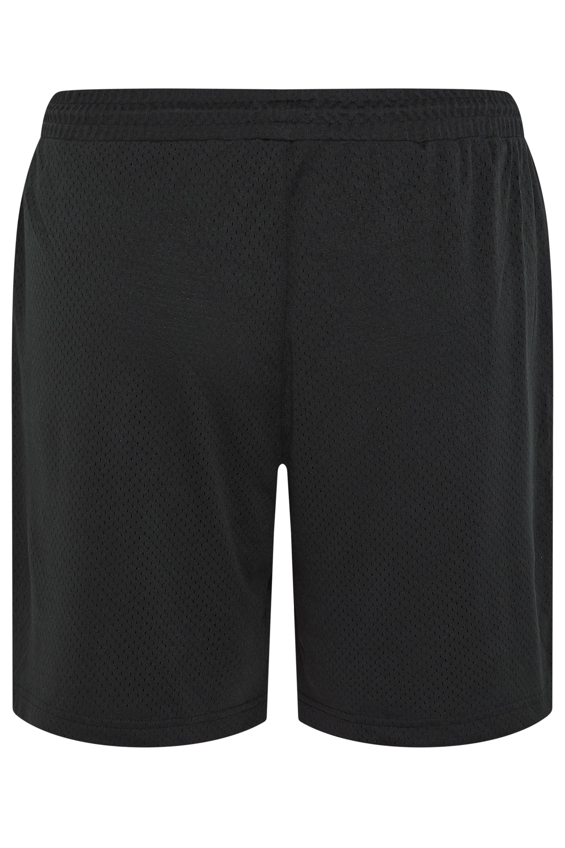 IronRhino Big & Tall Black Lightweight Mesh Shorts | IronRhino 6