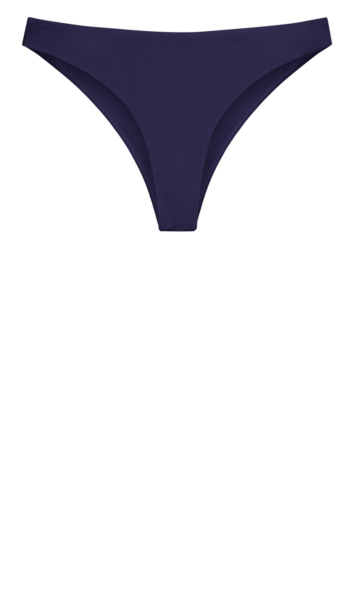 Plus Size Navy Blue Bikini Bottoms 3