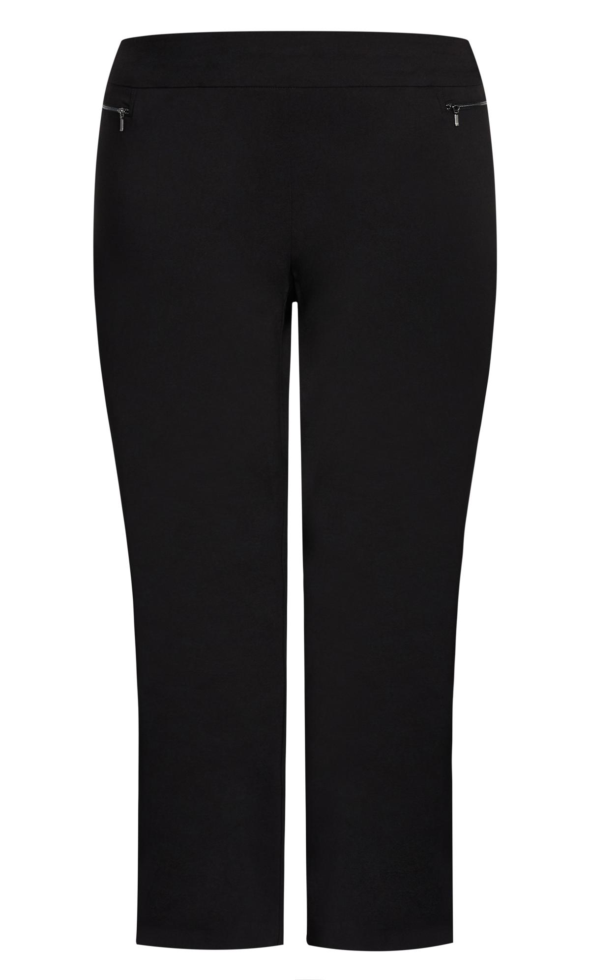 Super Stretch Black Zip Pant Tall Length 3