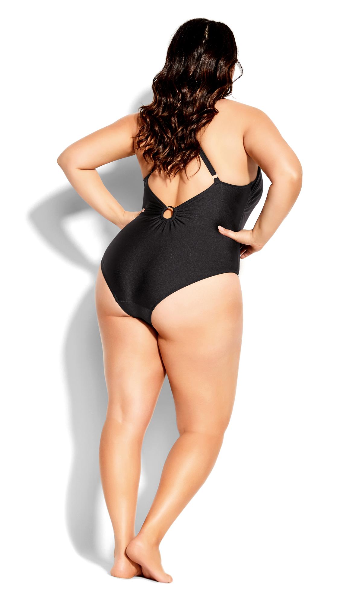 Plus Size Marrakesh Black 1 Piece Swimsuit 2