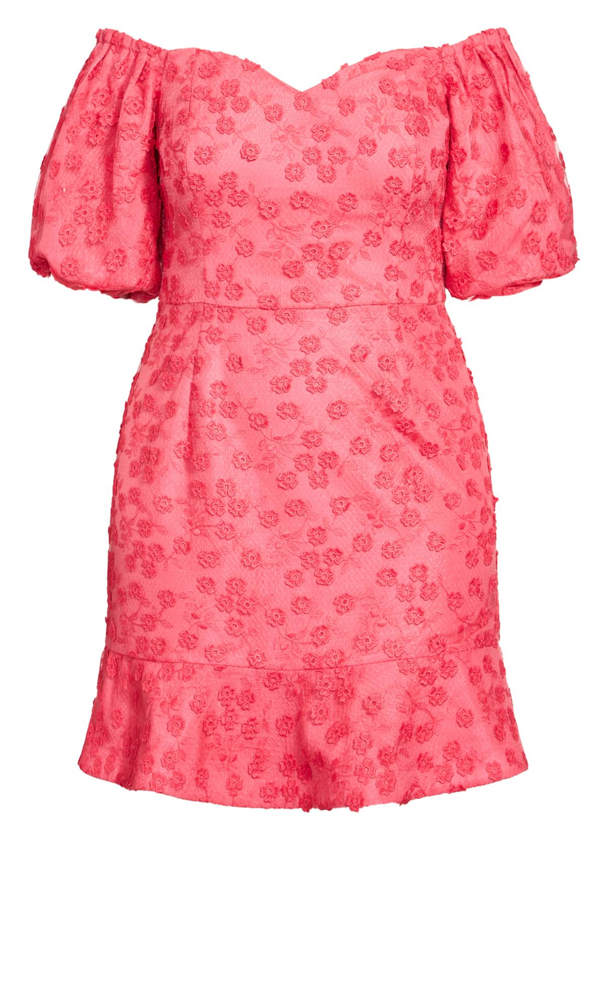 Floral Detail Pink Dress 3