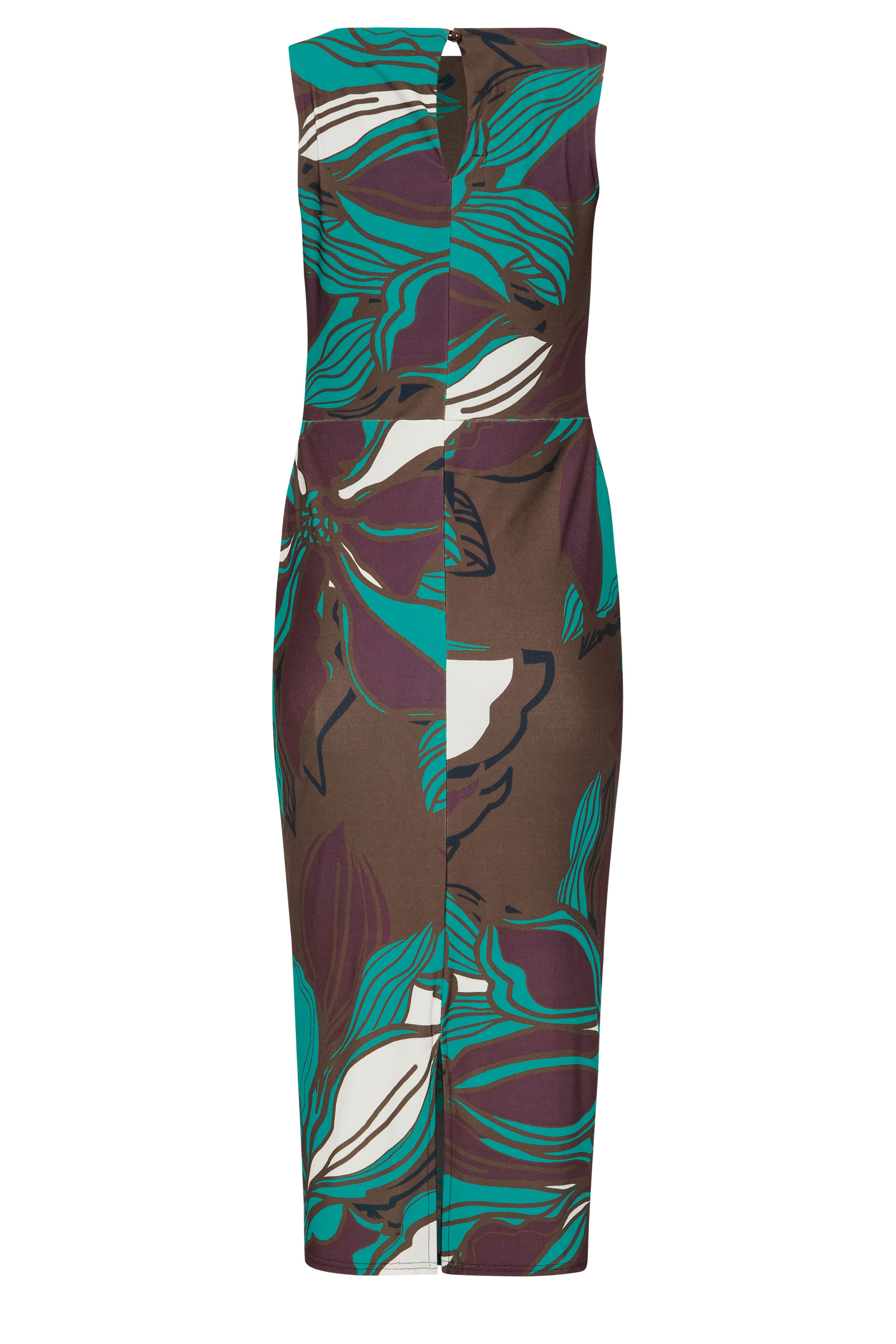 STAR Chocolate Brown Floral Wrap Dress | StarByJM 6