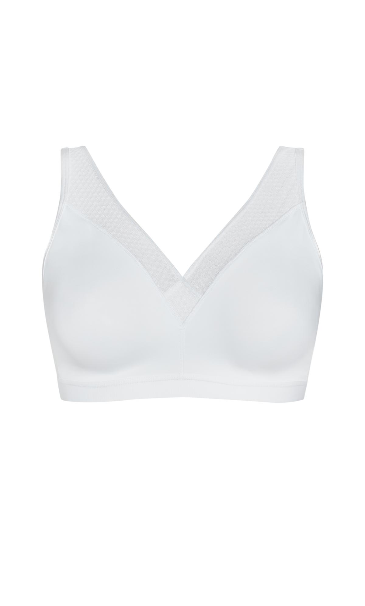 White Cooling Wire Free Bra 3