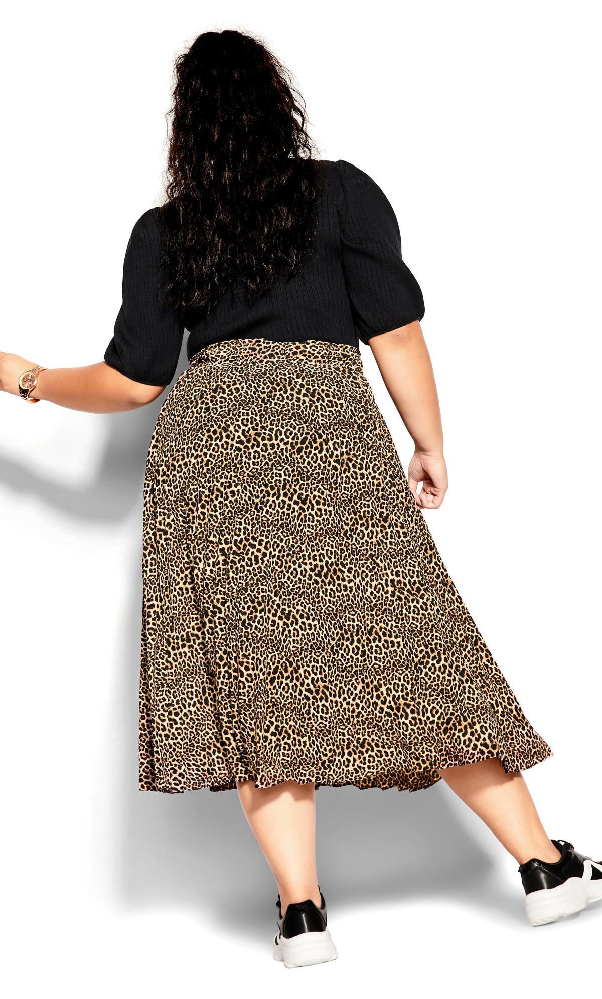 Luxe Animal Skirt Leopard Print 3
