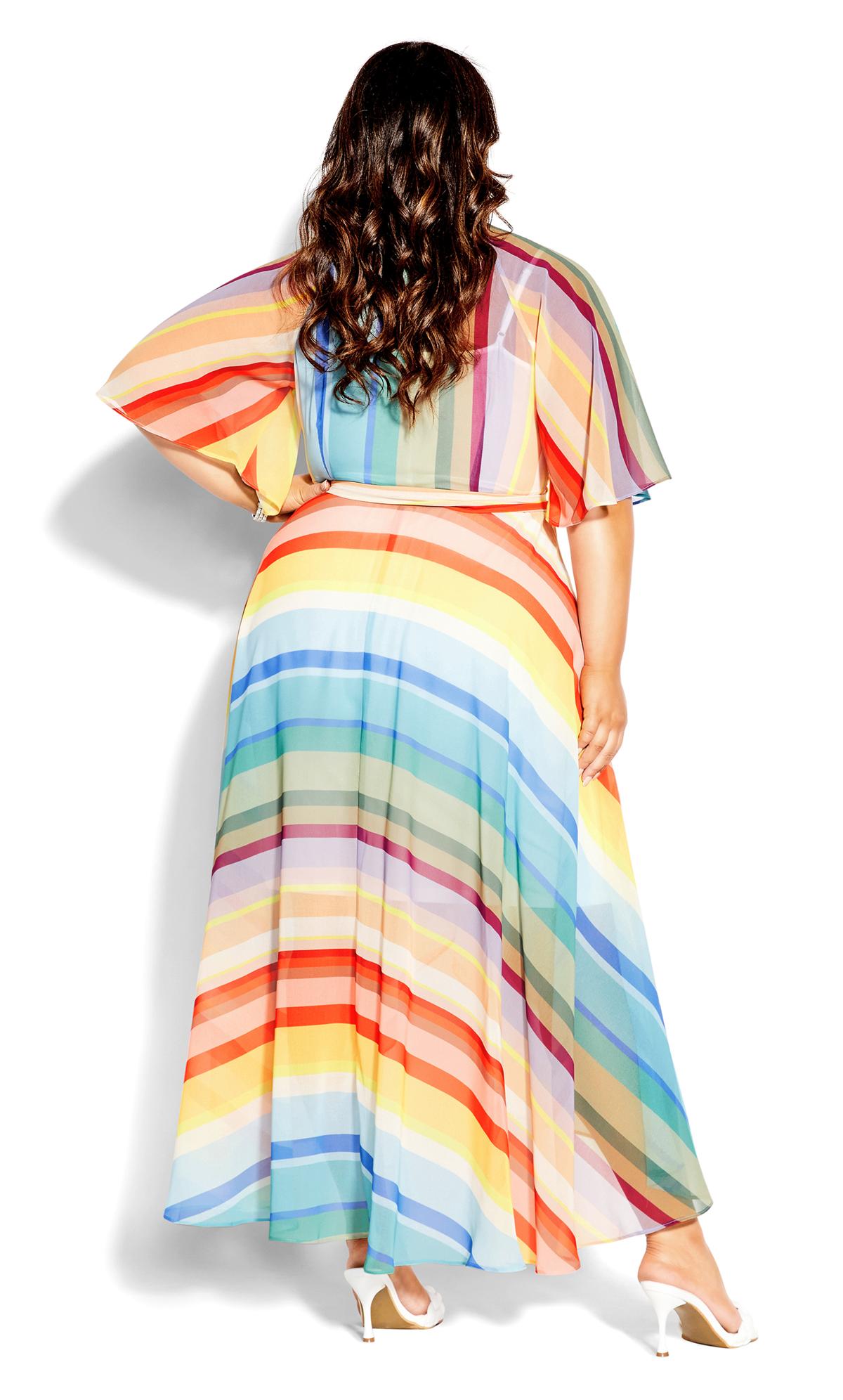 Gelato Stripe Multicolor Maxi Dress 3