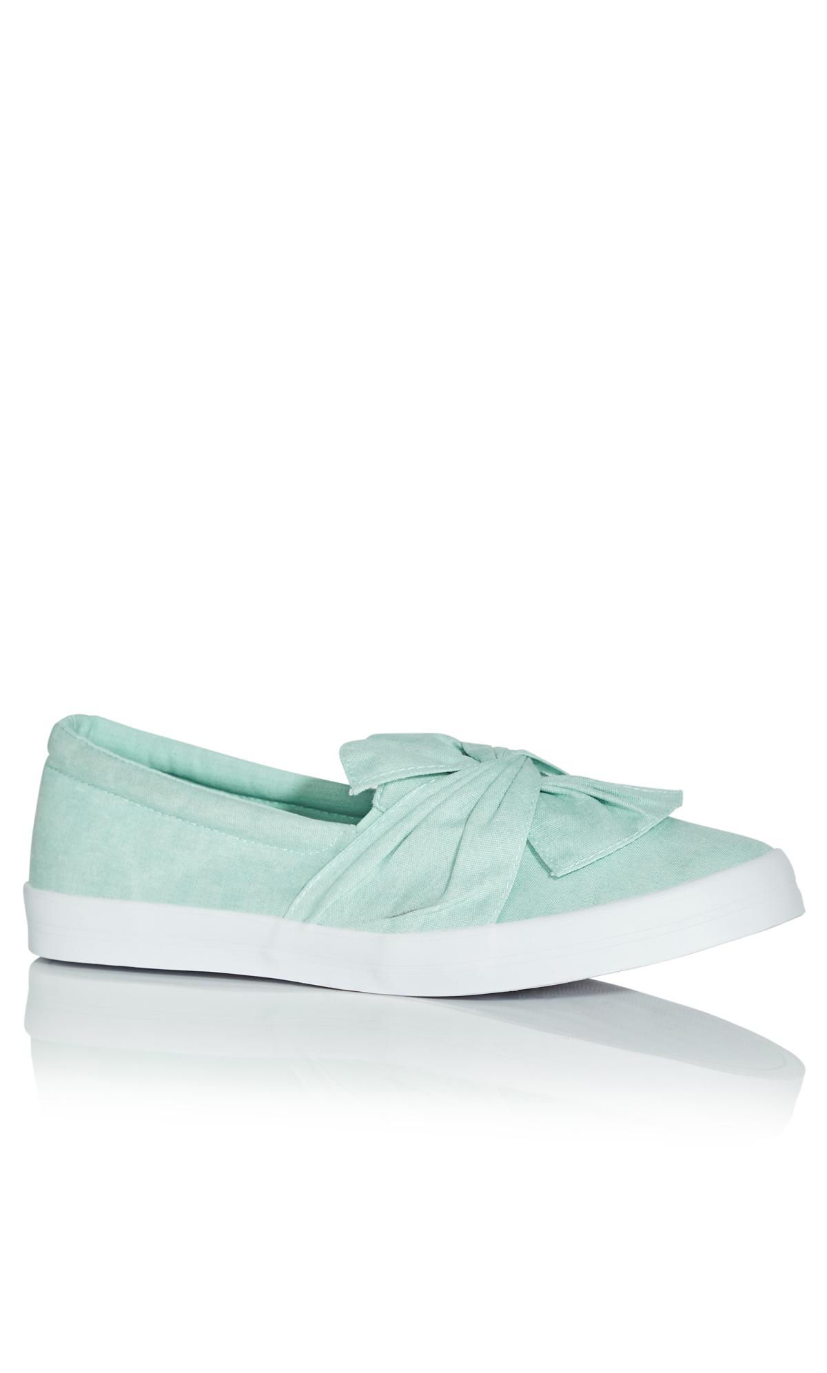 WIDE FIT Knot Skater - green 1