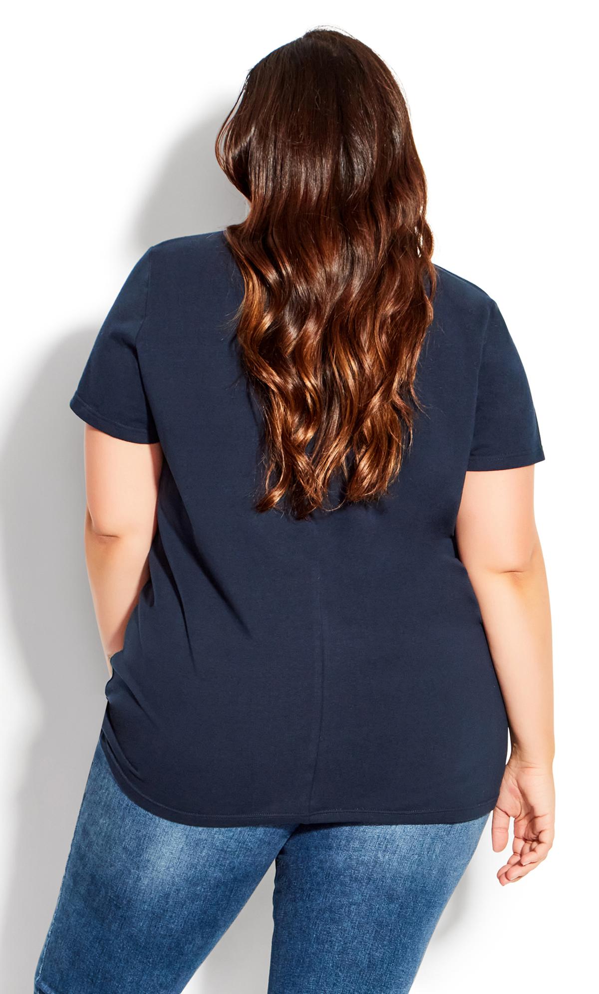 Evans Navy Faux Layer Tee 3