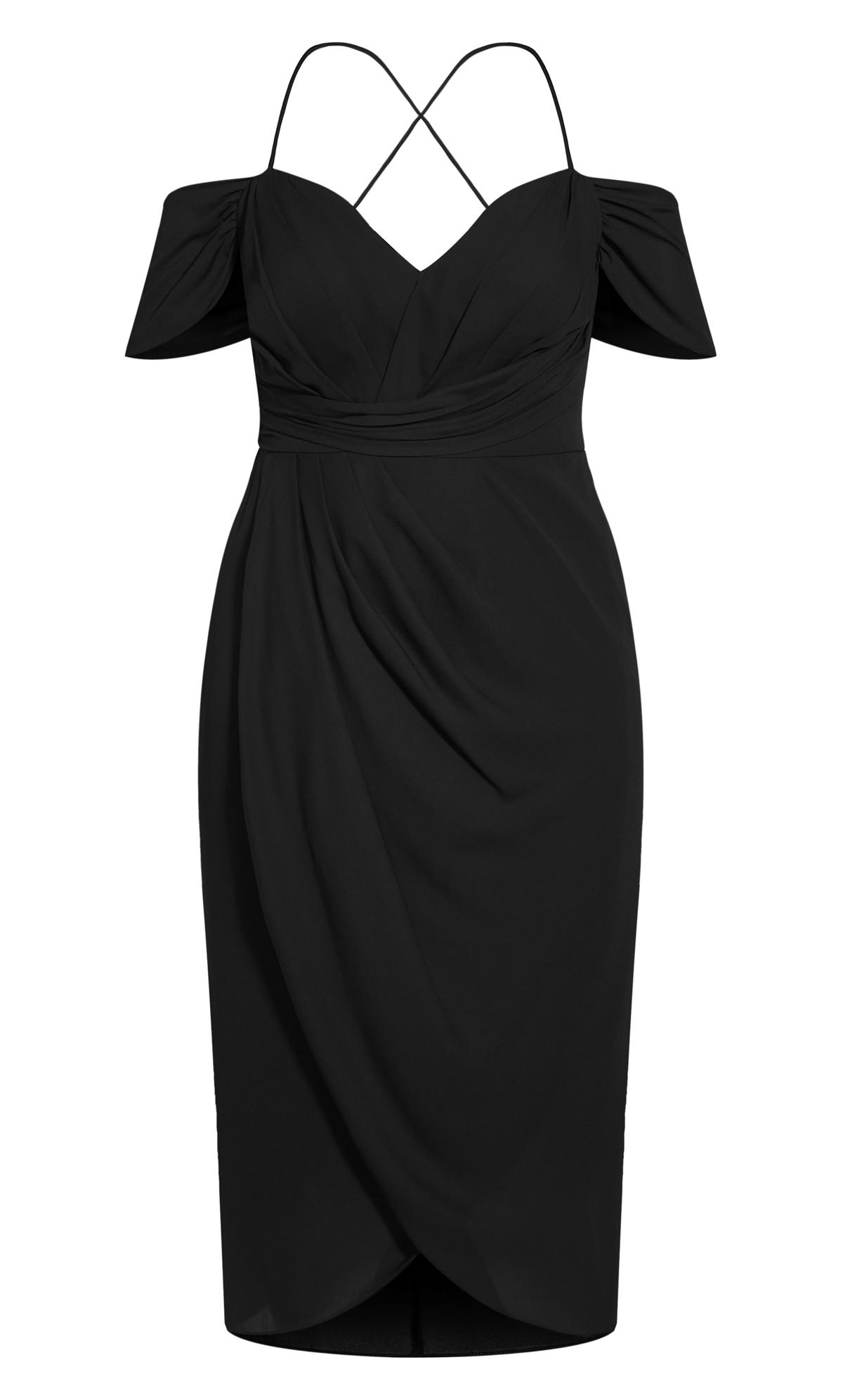 Entwine Maxi Black Dress 3