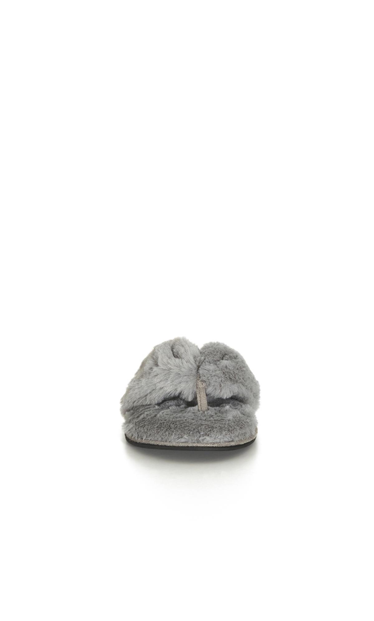 WIDE FIT Diana Slipper - grey 5