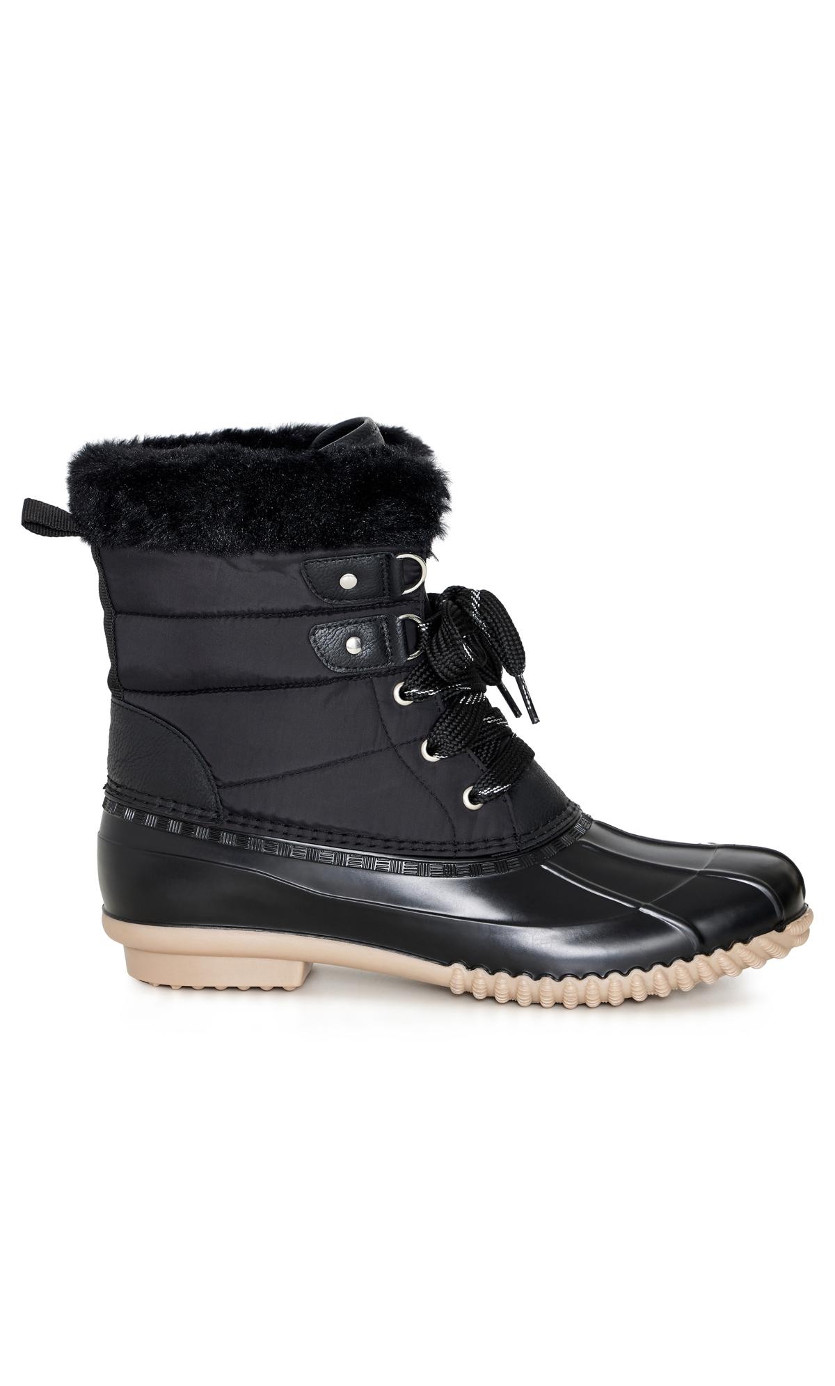 Georgie Black Wide Fit Cold Weather Boot 2