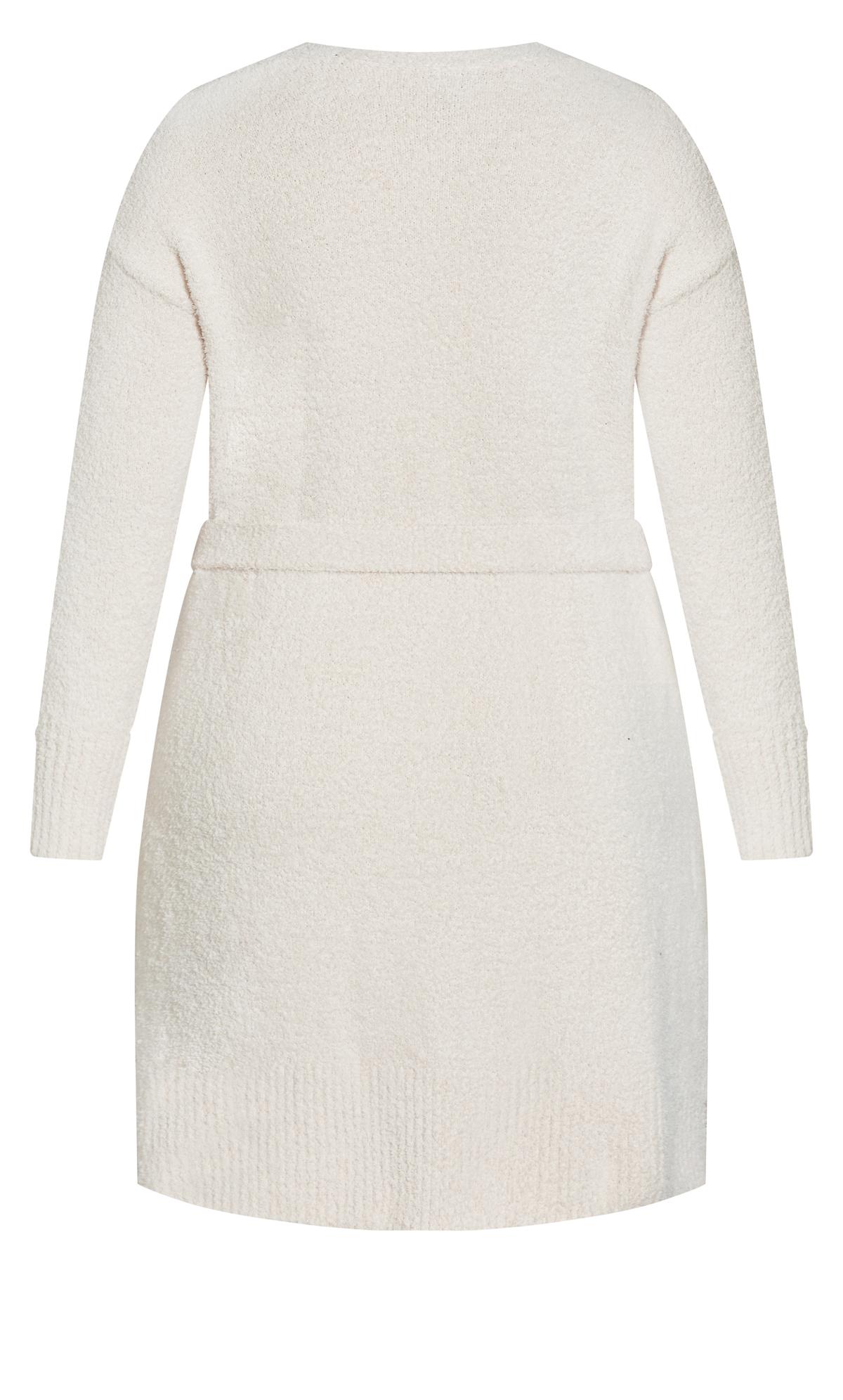 Evans Light Brown Chenille Midi Cardigan 8