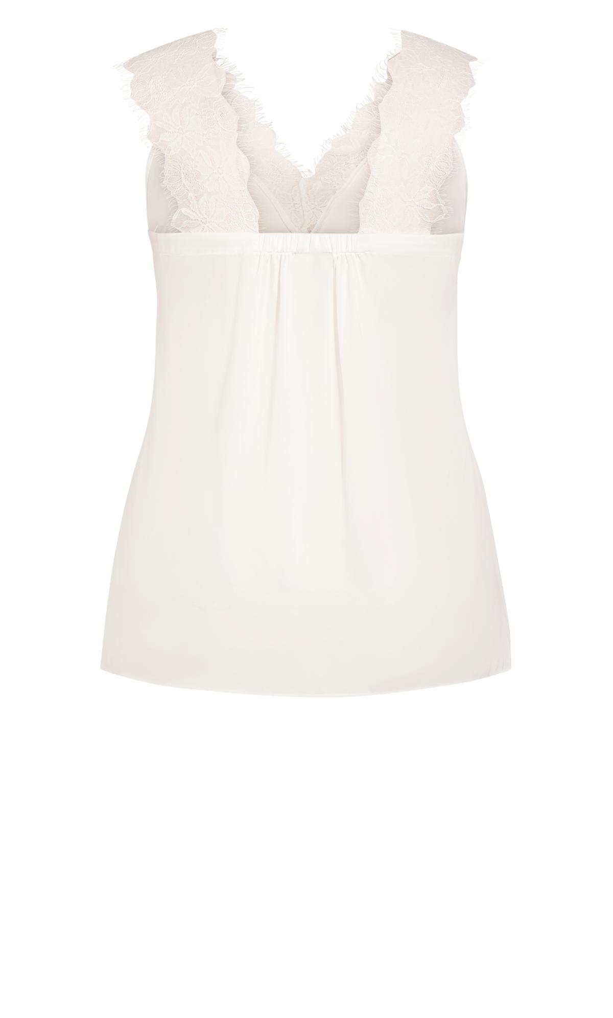 Lace-trimmed Camisole Top