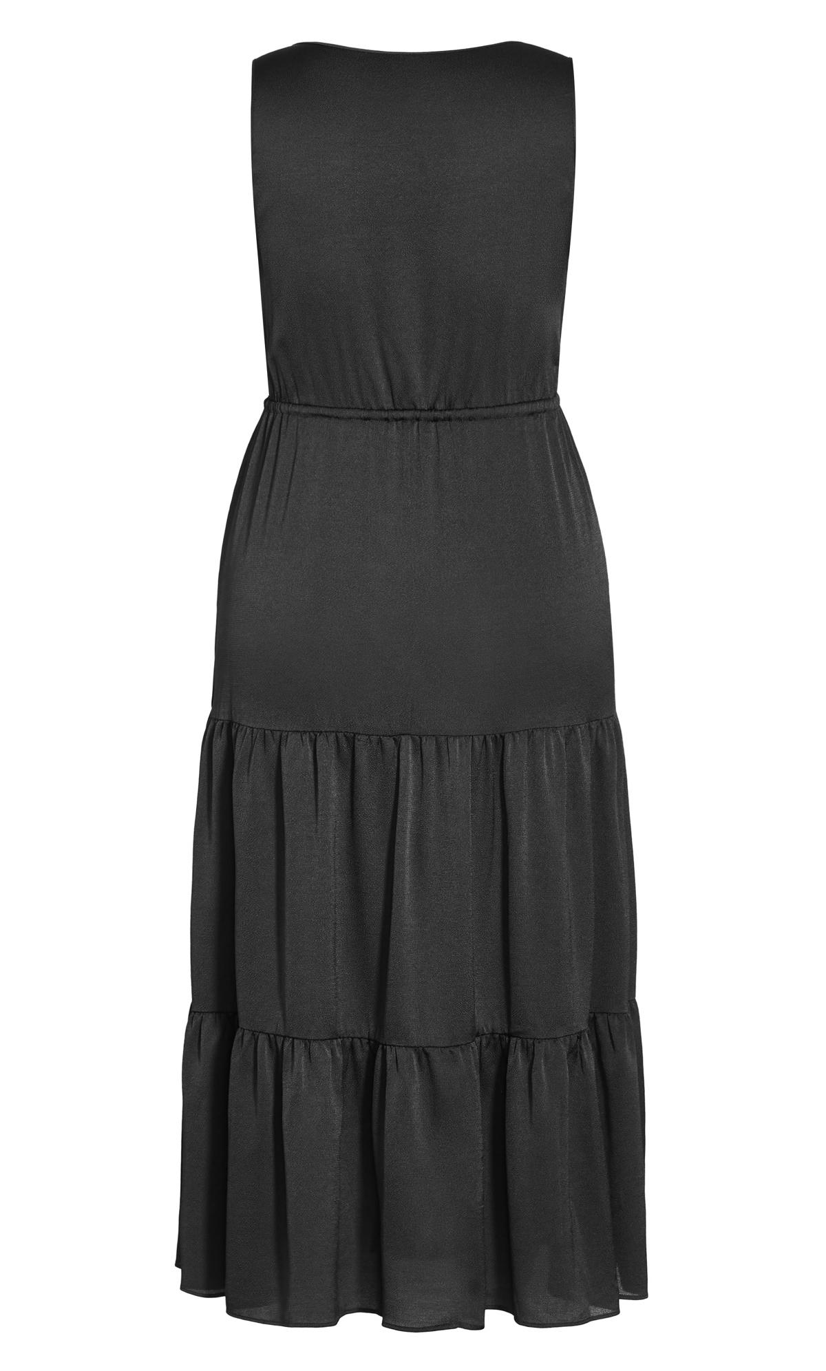 Refinity Black Smock Maxi Dress | Evans