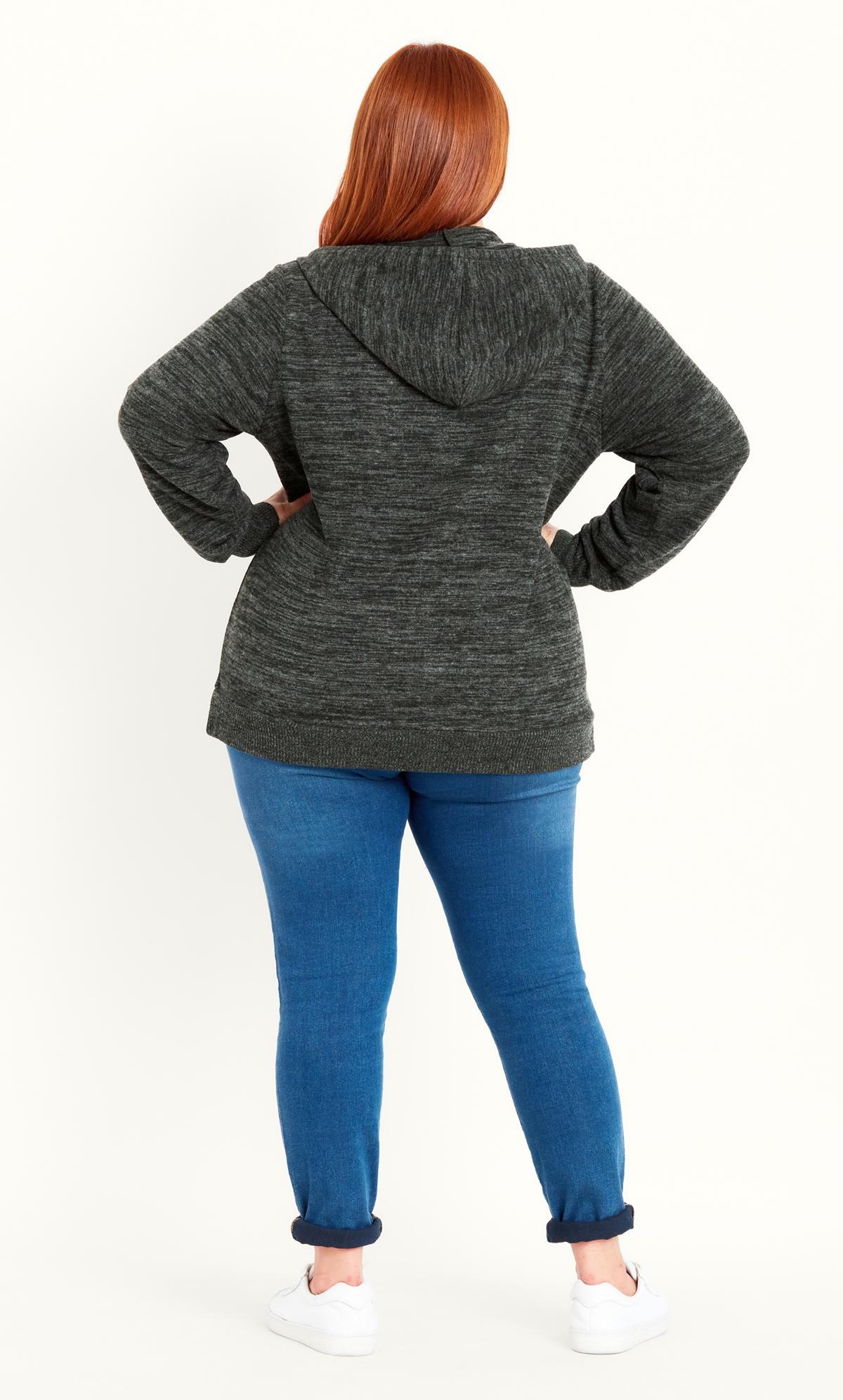 Soft Touch Grey Zip Hoodie 6