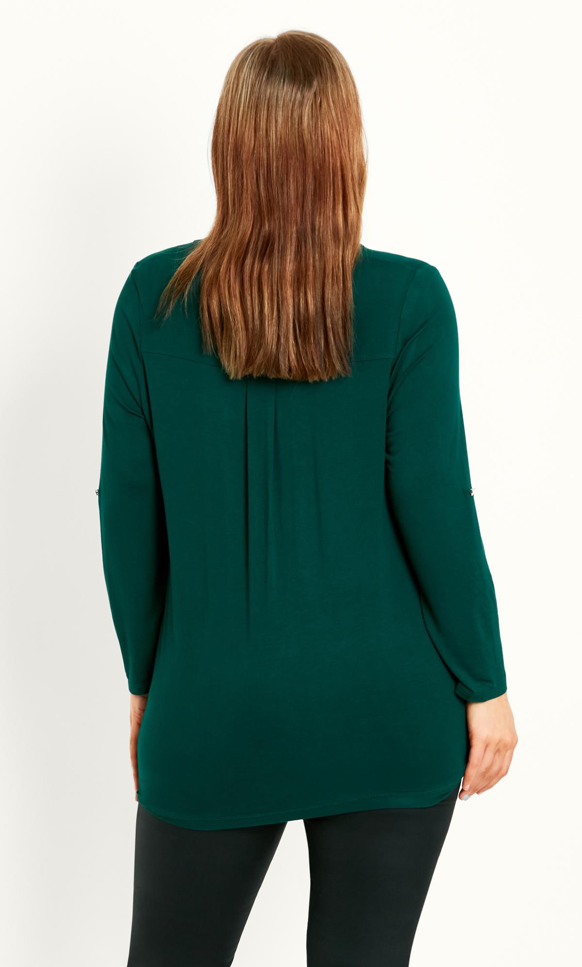 Plain Green Jersey Shirt 3