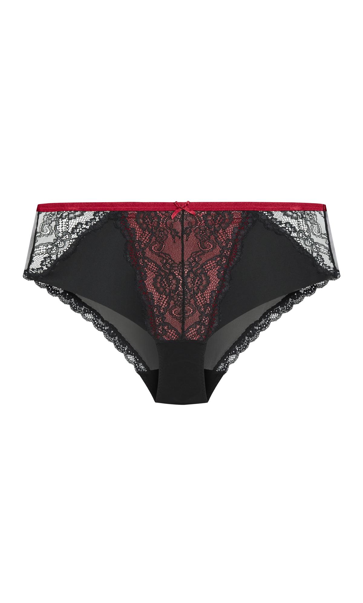 Bianca Chilli Pepper Red Mesh Lace shorty 3