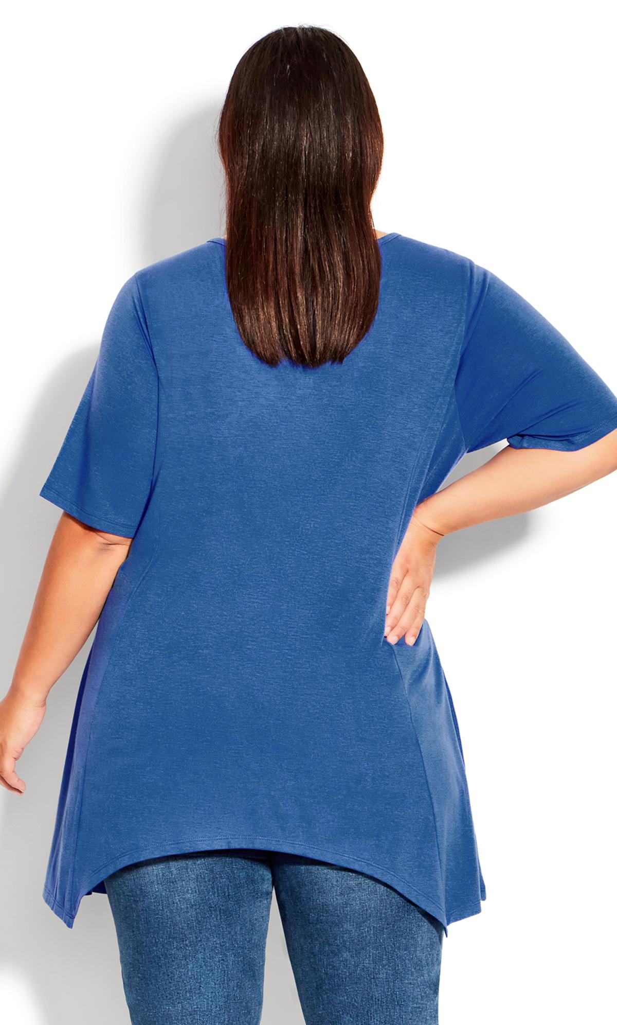 Knotted Cage Blue Tunic | Evans