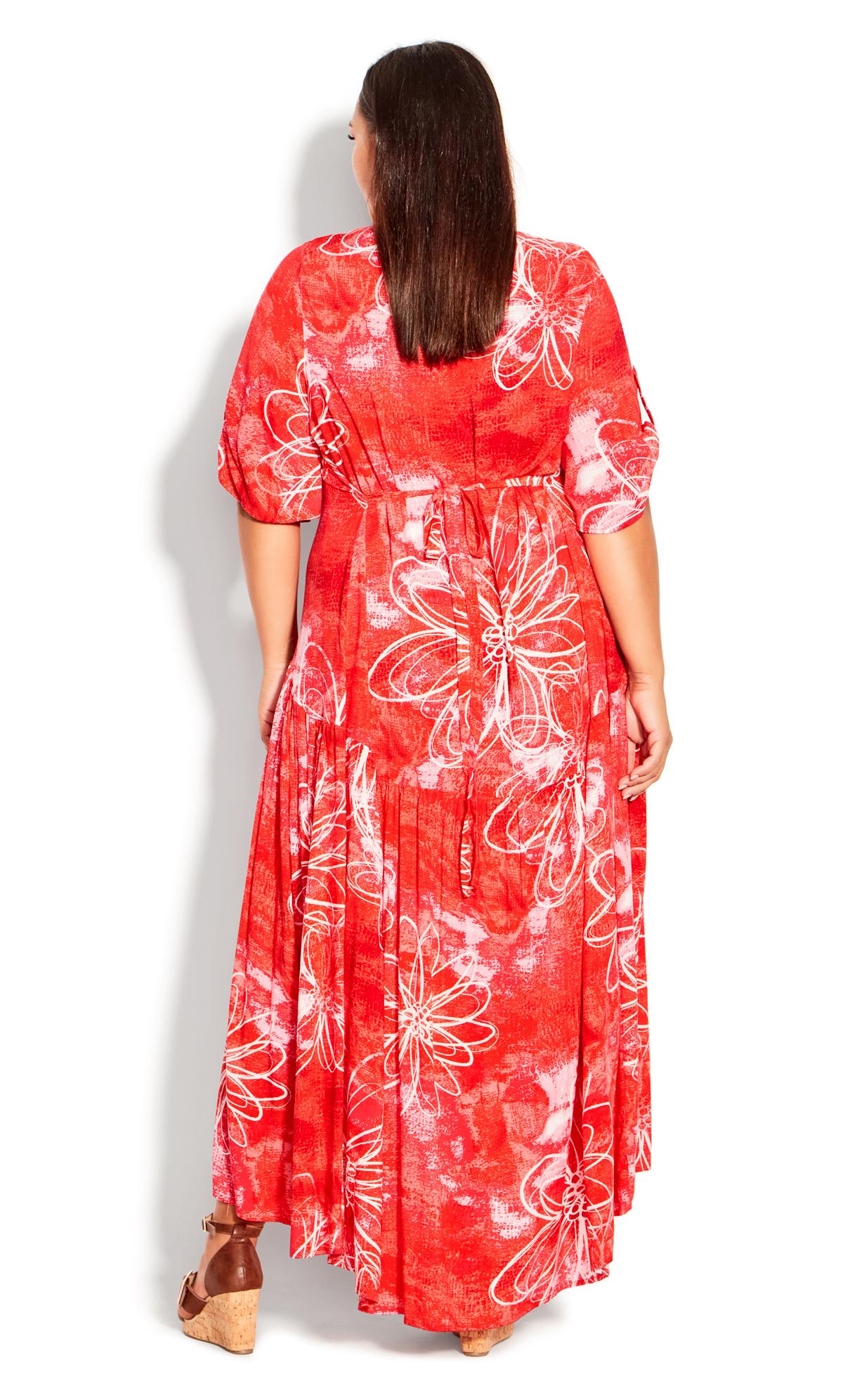 Val Print Coral Ombre Dress 2