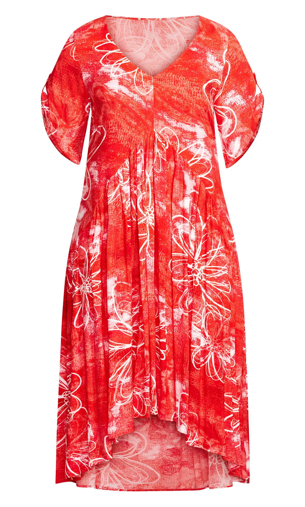 Val Print Coral Ombre Dress 3