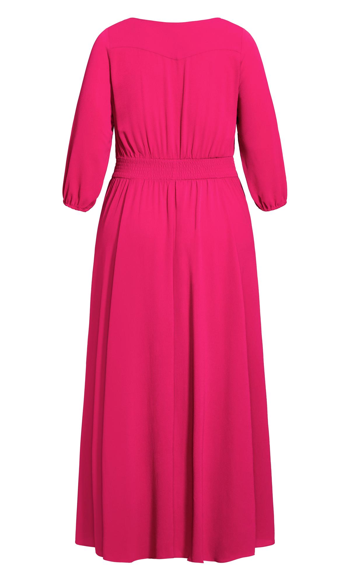 Desire Raspberry Maxi Dress | Evans