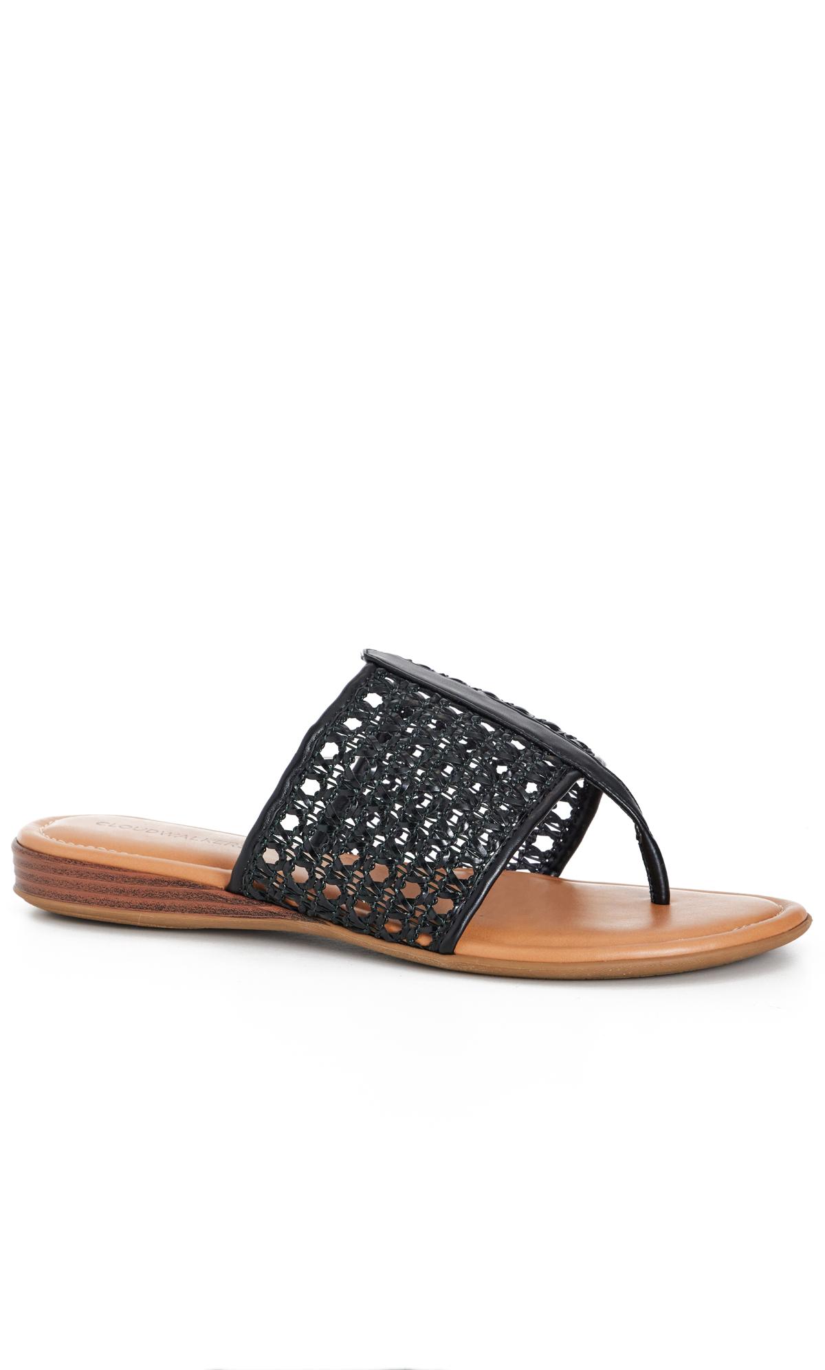 KELSI DAGGER Brooklyn Leather Strap Black Spark Woven Sandals size 5.5 NEW  | eBay