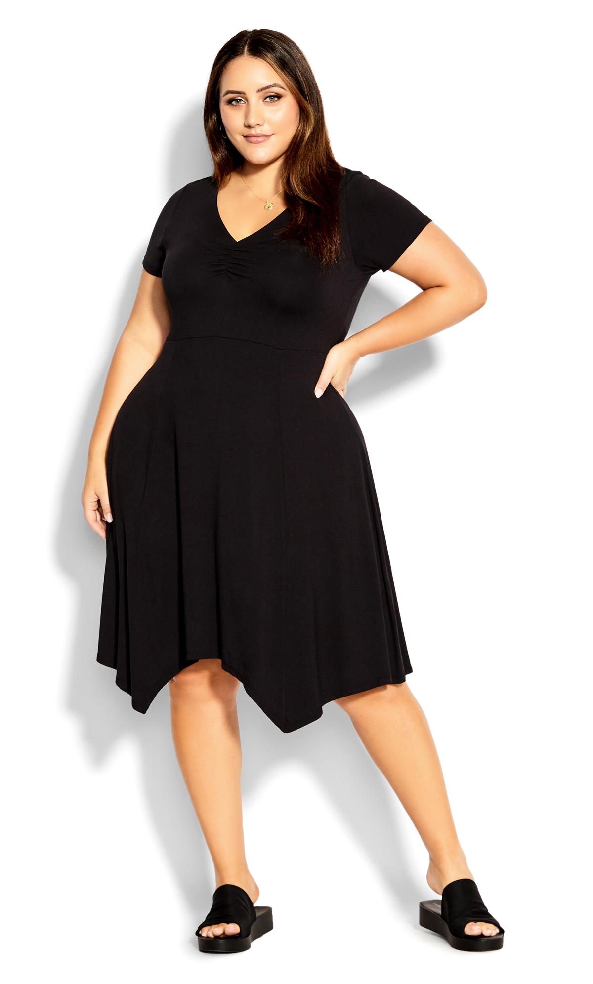 Selina Black Dress | Evans